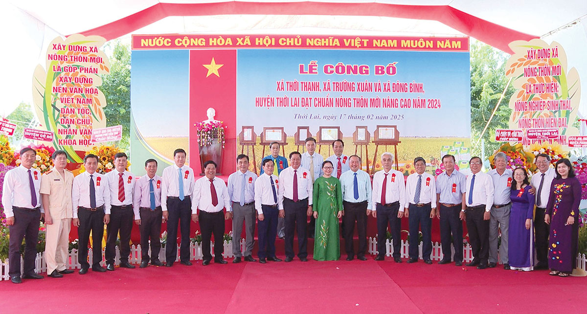 Thới Lai tích cực xây dựng nông thôn mới - Ảnh 1. Thới Lai tích cực xây dựng nông thôn mới - Ảnh 1.