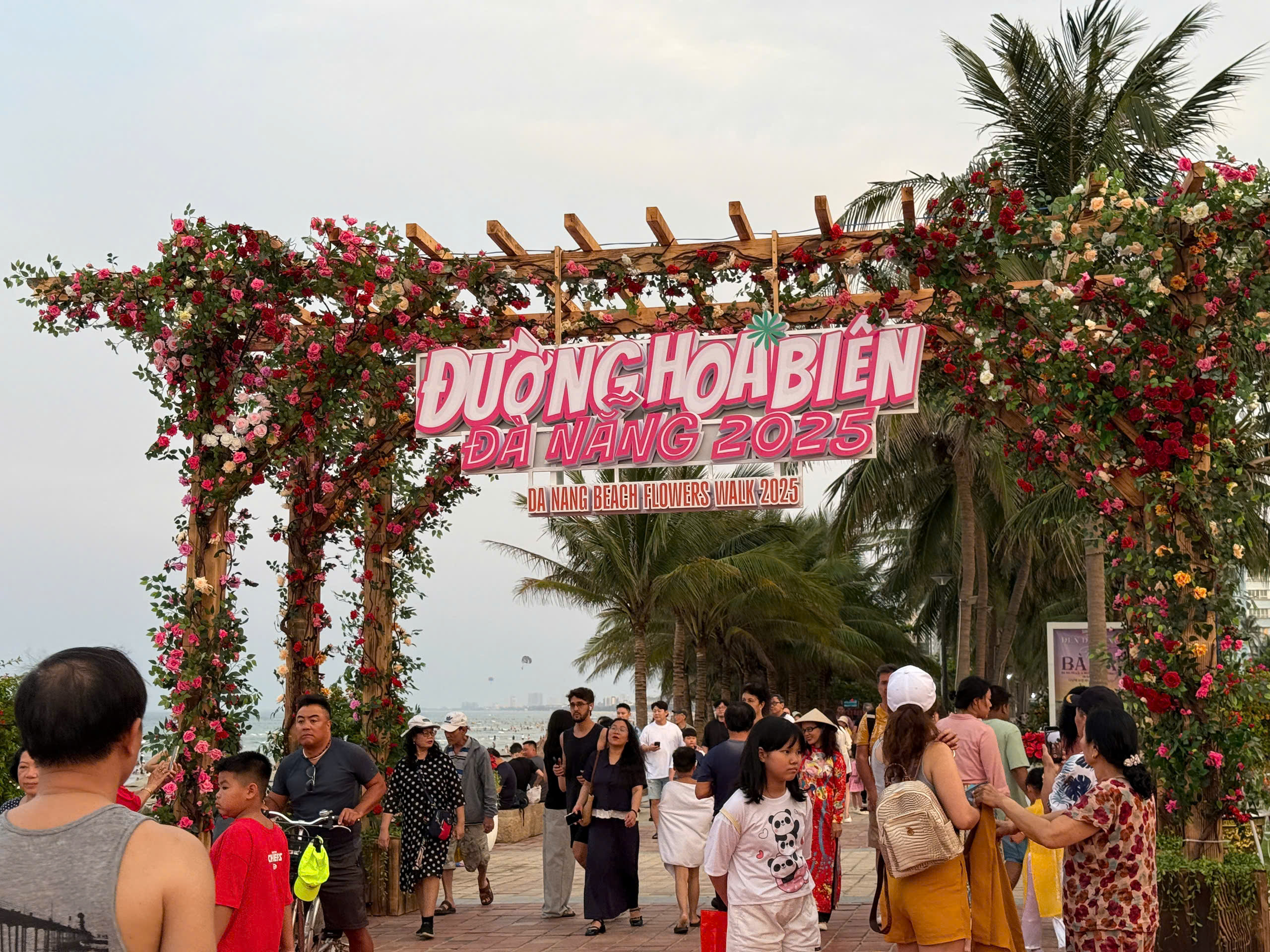 Đường ven biển hóa đường hoa, người người nô nức check-in- Ảnh 6. Đường ven biển hóa đường hoa, người người nô nức check-in- Ảnh 6.