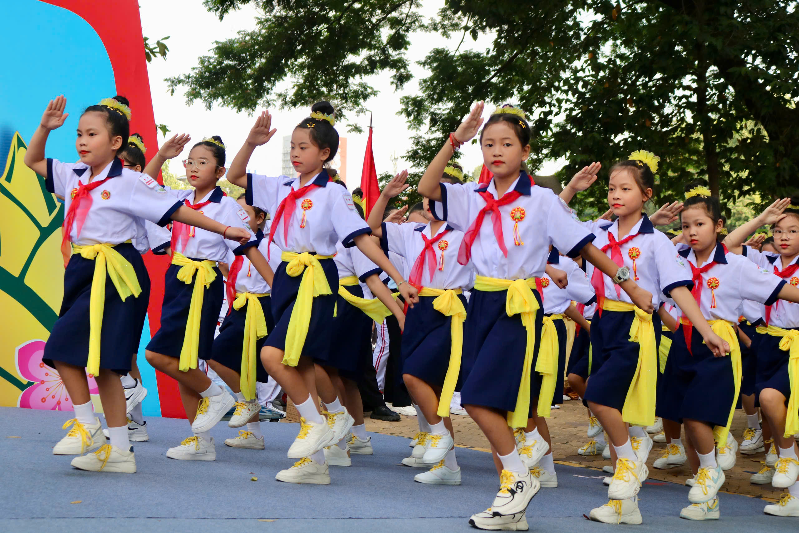 Nhiều hoạt động sôi nổi, vui tươi tại đại hội Cháu ngoan Bác Hồ TP.HCM- Ảnh 2. Nhiều hoạt động sôi nổi, vui tươi tại đại hội Cháu ngoan Bác Hồ TP.HCM- Ảnh 2.