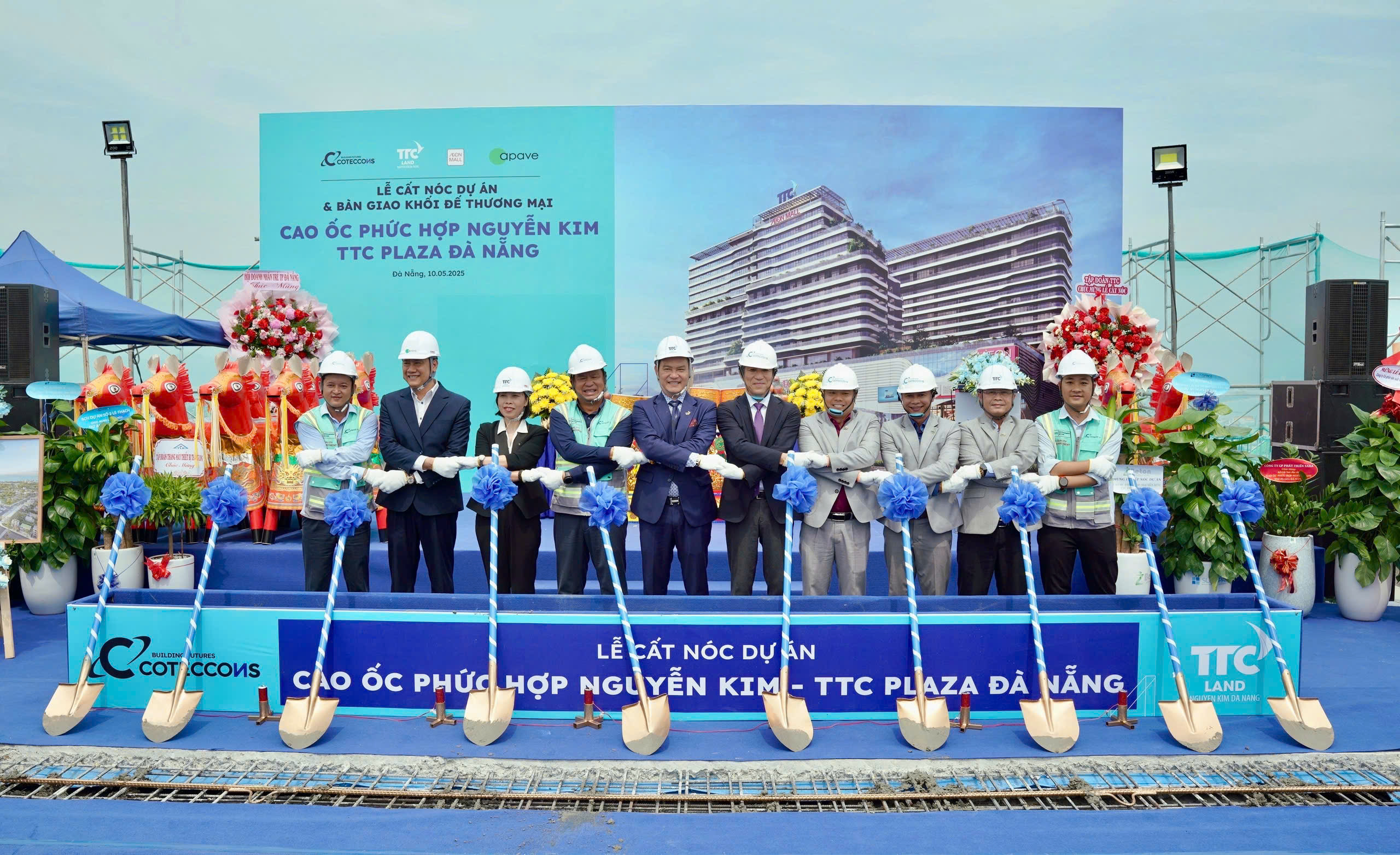 TTC Plaza Đà Nẵng cất nóc, bàn giao khối đế thương mại đúng tiến độ- Ảnh 3. TTC Plaza Đà Nẵng cất nóc, bàn giao khối đế thương mại đúng tiến độ- Ảnh 3.