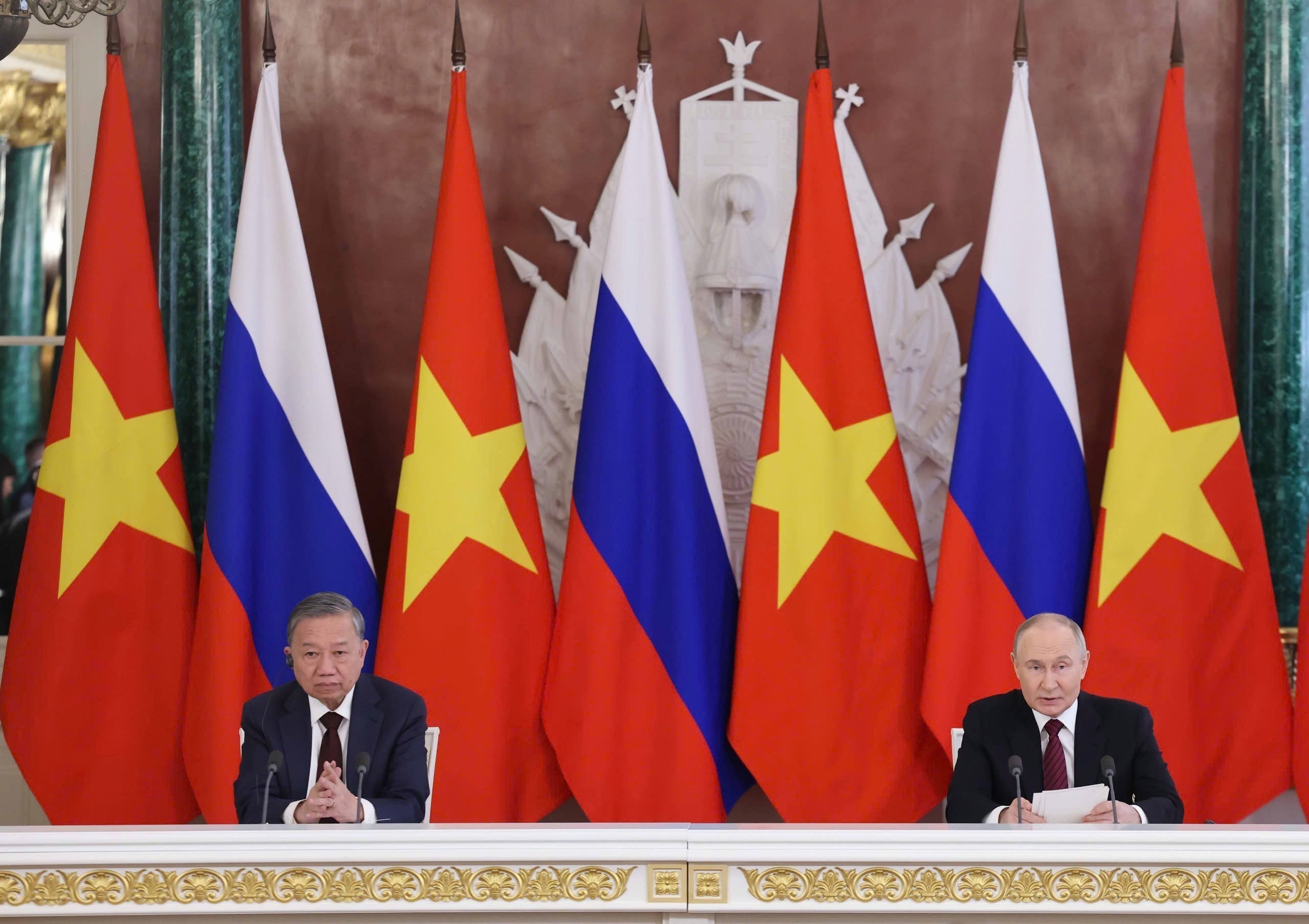 Tổng Bí thư Tô Lâm hội đàm với Tổng thống Nga Vladimir Putin - Ảnh 5.