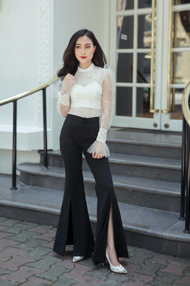 Quần ống loe - 'bảo bối' vượt thời gian, ai mặc cũng xinh- Ảnh 3. Quần ống loe - 'bảo bối' vượt thời gian, ai mặc cũng xinh- Ảnh 3.