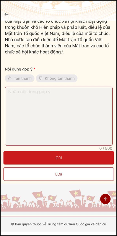Sửa đổi Hiến pháp 2013: 2 cách góp ý trên VNeID và web VNeID- Ảnh 5. Sửa đổi Hiến pháp 2013: 2 cách góp ý trên VNeID và web VNeID- Ảnh 5.