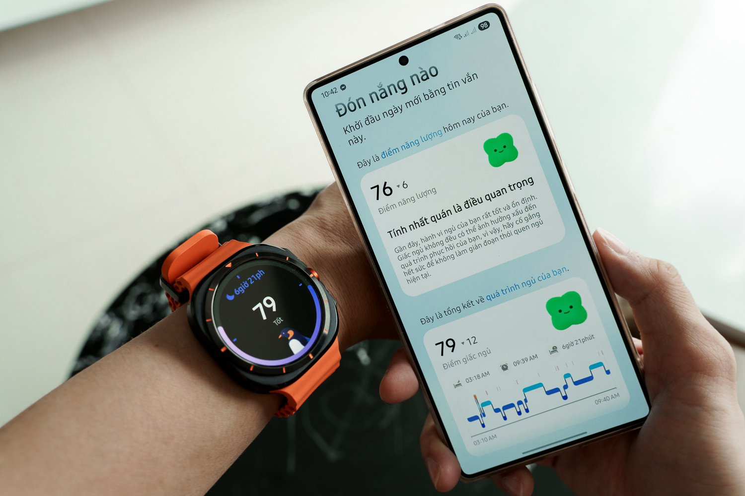 Galaxy AI trên Galaxy S25 series đồng hành cùng người trẻ cải thiện giấc ngủ - Ảnh 1.