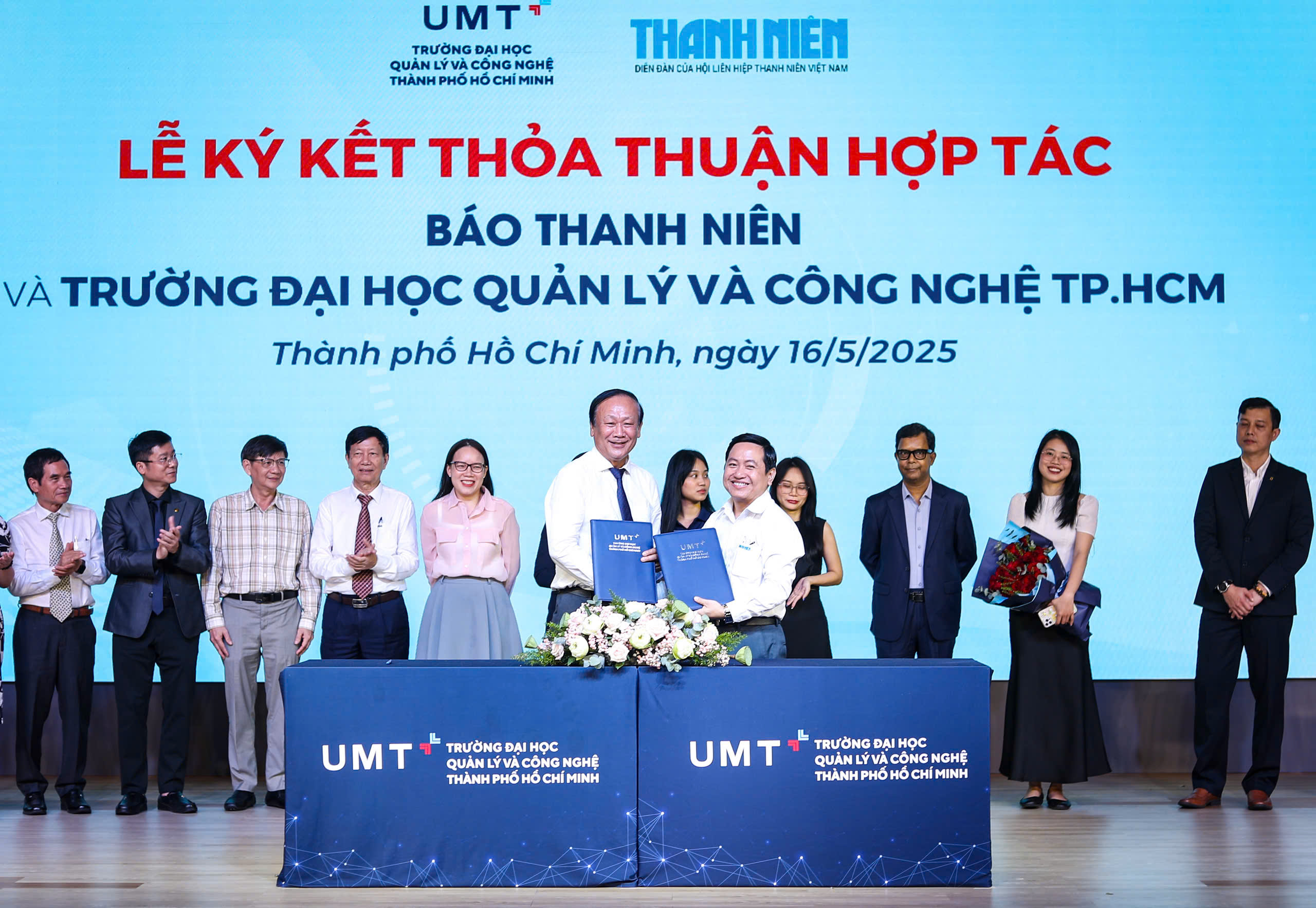 Trường ĐH Quản lý và Công nghệ TP.HCM và Báo Thanh Niên ký kết hợp tác phát triển nghề nghiệp cho sinh viên Trường ĐH Quản lý và Công nghệ TP.HCM và Báo Thanh Niên ký kết hợp tác phát triển nghề nghiệp cho sinh viên