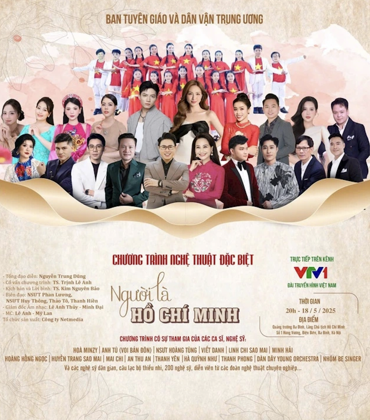 Chương trình nghệ thuật đặc biệt ‘Người là Hồ Chí Minh’ Chương trình nghệ thuật đặc biệt ‘Người là Hồ Chí Minh’