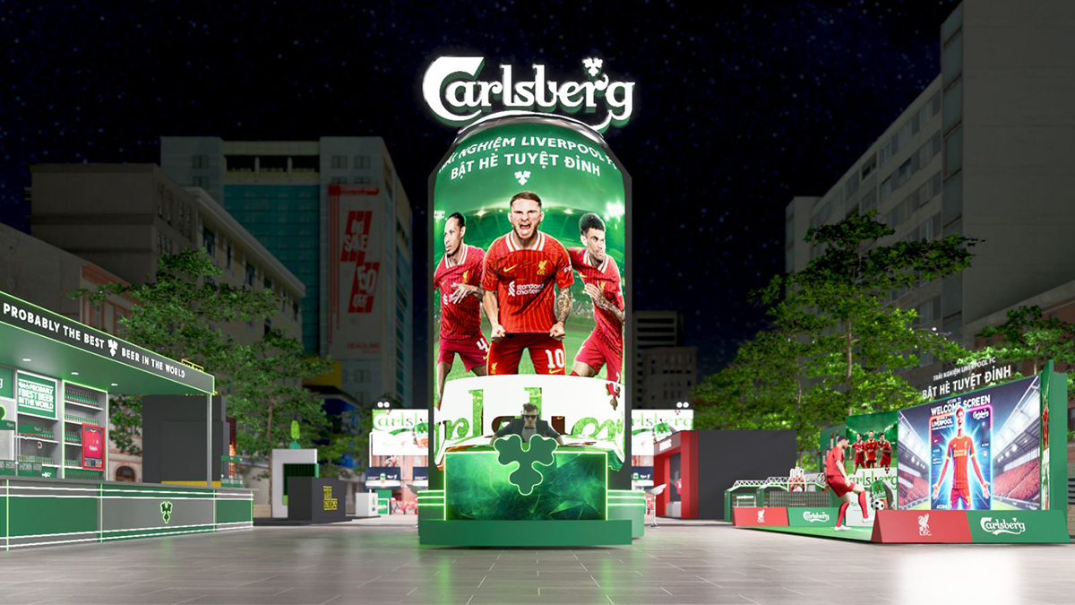 Пробудите в себе дух болельщика ФК «Ливерпуль» вместе с Carlsberg и насладитесь лучшим летом в самом сердце Хошимина - Фото 7. Cùng Carlsberg bật chất ‘fan cứng’ Liverpool FC, bật hè tuyệt đỉnh ngay giữa lòng TP.HCM- Ảnh 7.