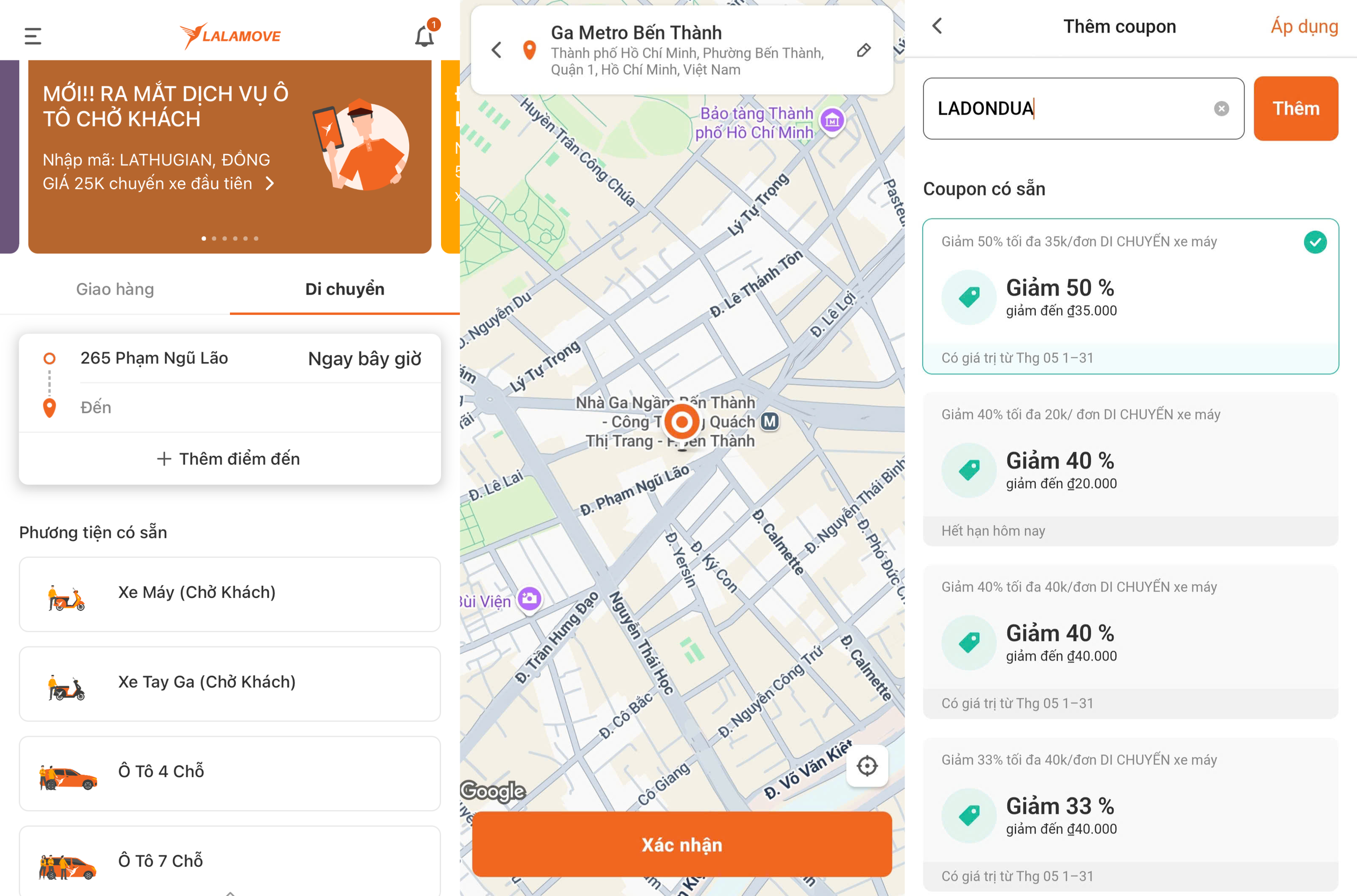 Lalamove ra mắt dịch vụ chở khách tiện lợi tại TP . HCM - Ảnh 1. Lalamove ra mắt dịch vụ chở khách tiện lợi tại TP . HCM - Ảnh 1.