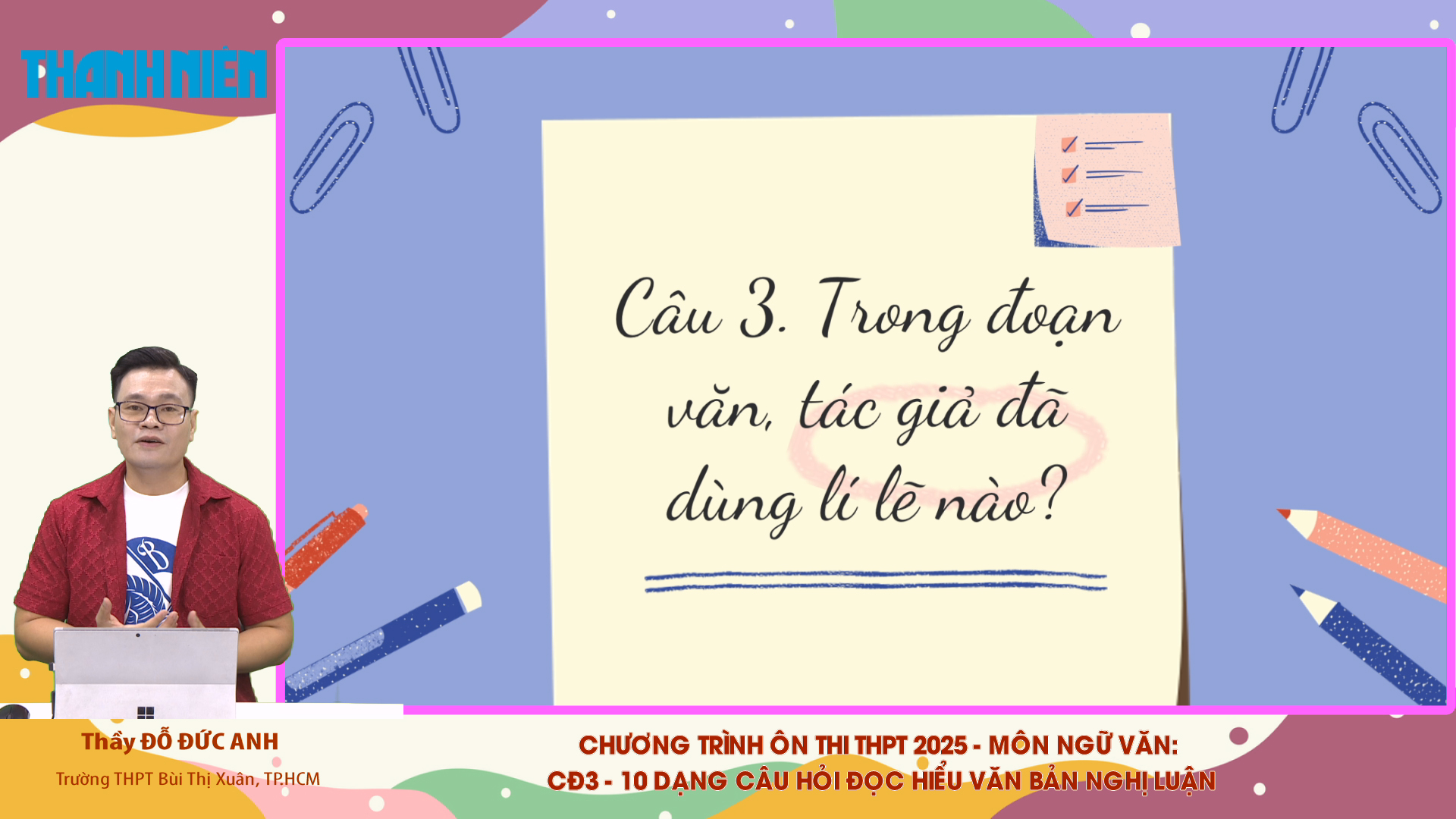 BÍ QUYẾT ÔN THI THPT 2025 | Môn ngữ văn | Chuyên đề 3 | Chinh phục 10 dạng câu hỏi đọc hiểu văn bản nghị luận BÍ QUYẾT ÔN THI THPT 2025 | Môn ngữ văn | Chuyên đề 3 | Chinh phục 10 dạng câu hỏi đọc hiểu văn bản nghị luận