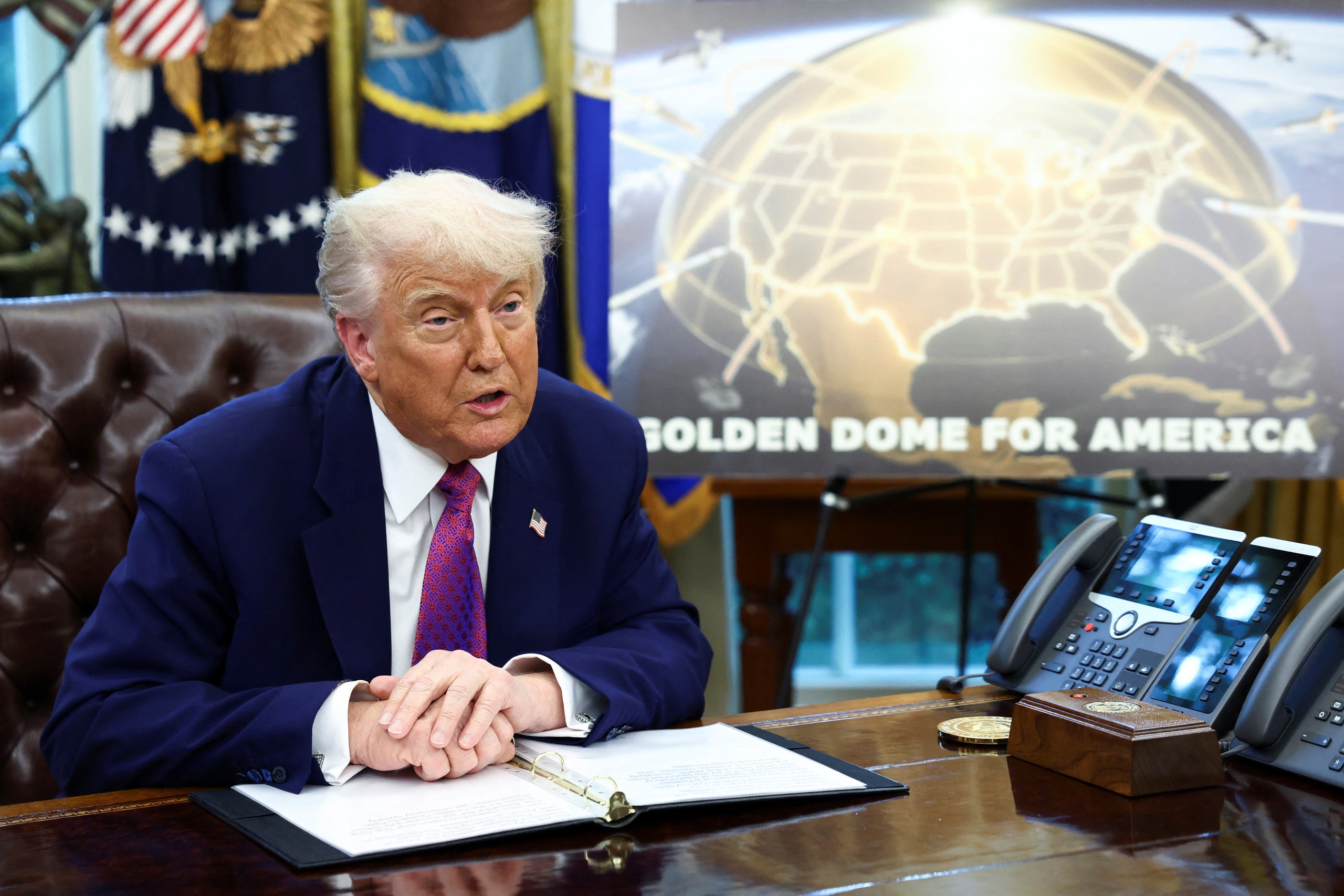 Lá chắn Vòm Vàng của Tổng thống Trump - Ảnh 1.