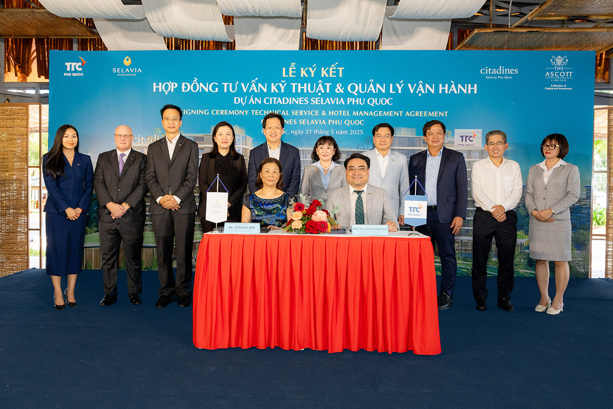 TTC Phú Quốc bắt tay Ascott: Đưa thương hiệu Citadines vào vận hành tại Selavia- Ảnh 1. TTC Phú Quốc bắt tay Ascott: Đưa thương hiệu Citadines vào vận hành tại Selavia- Ảnh 1.