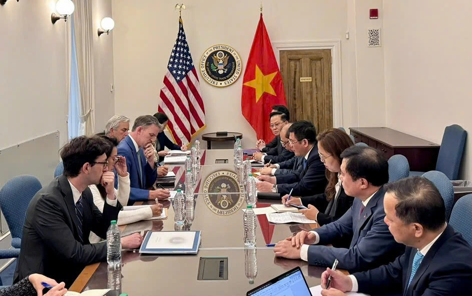 Đàm phán thuế đối ứng Việt - Mỹ 'đạt tiến bộ tích cực'- Ảnh 1.