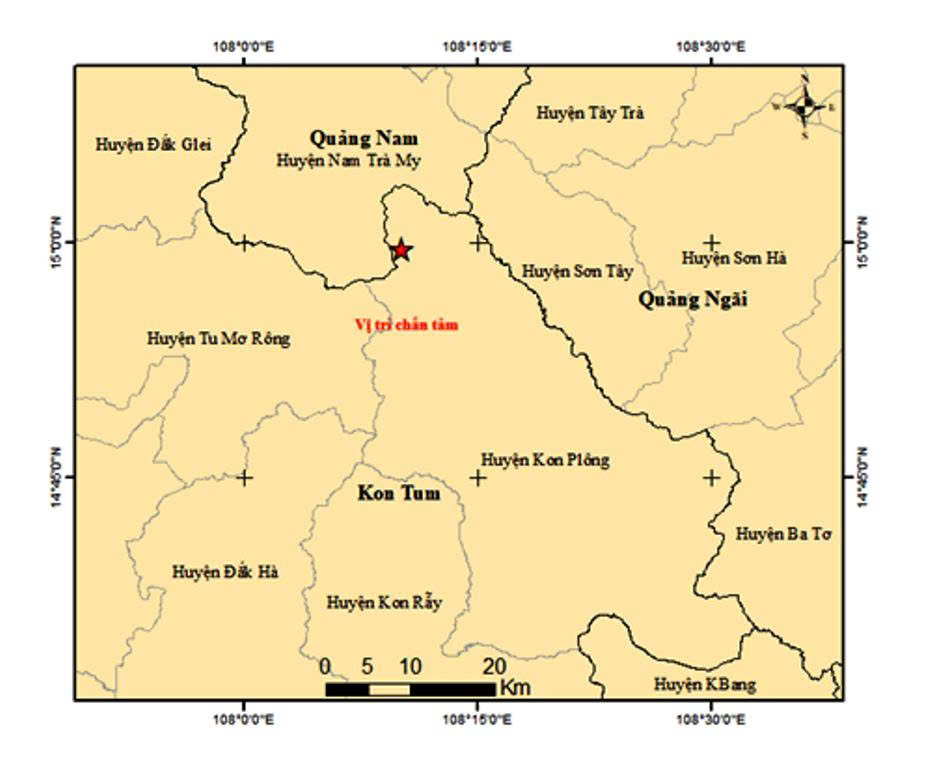 Chỉ trong 48 giờ, Quảng Nam và Kon Tum xảy ra 13 trận động đất- Ảnh 1.