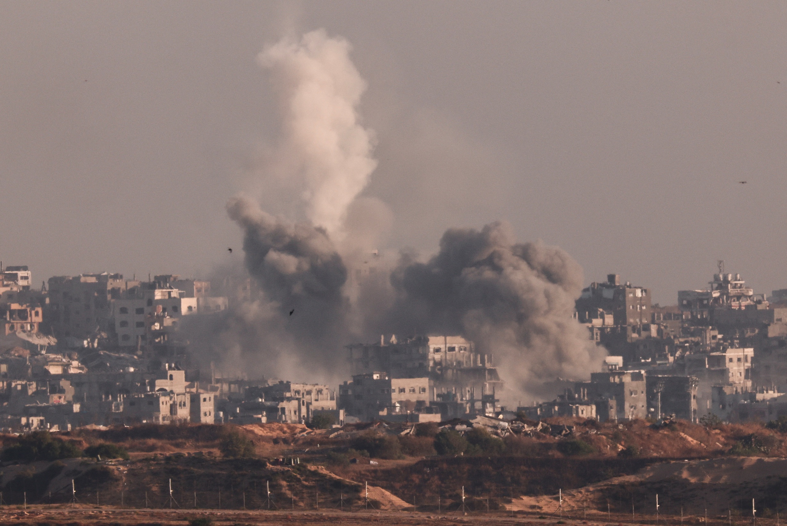 Israel không kích Gaza, hàng chục người tản cư thiệt mạng - Ảnh 1.