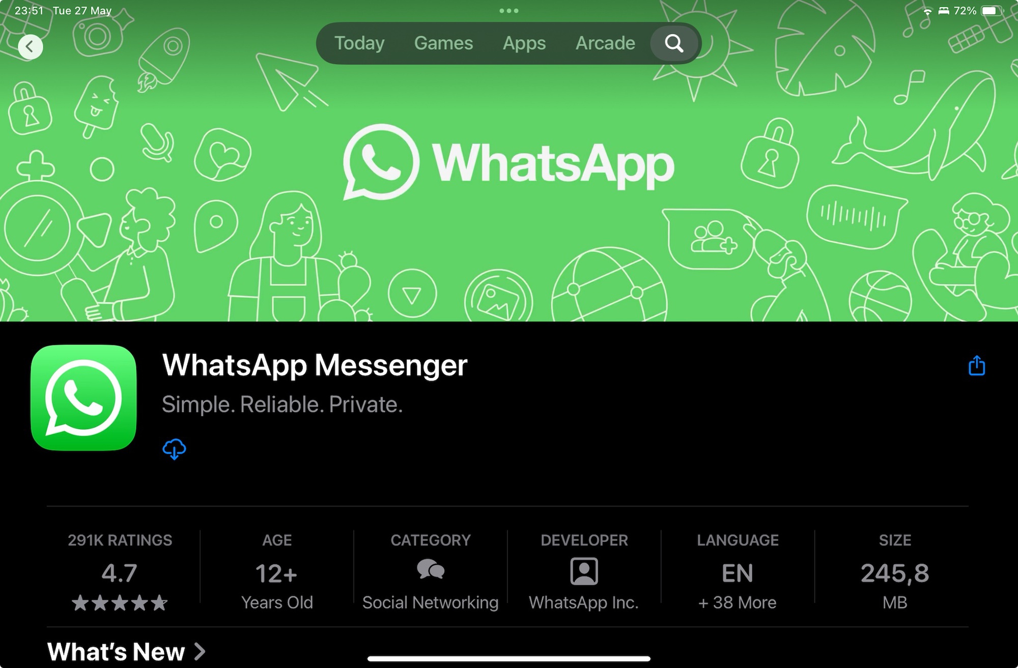 WhatsApp chính thức có mặt trên iPad - Ảnh 1.
