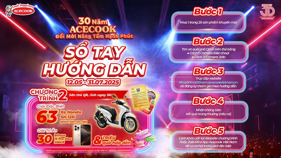 Mừng cột mốc 30 năm, Acecook hợp tác cùng Soobin 'tung' khuyến mãi hơn 30 tỉ đồng- Ảnh 3. Mừng cột mốc 30 năm, Acecook hợp tác cùng Soobin 'tung' khuyến mãi hơn 30 tỉ đồng- Ảnh 3.