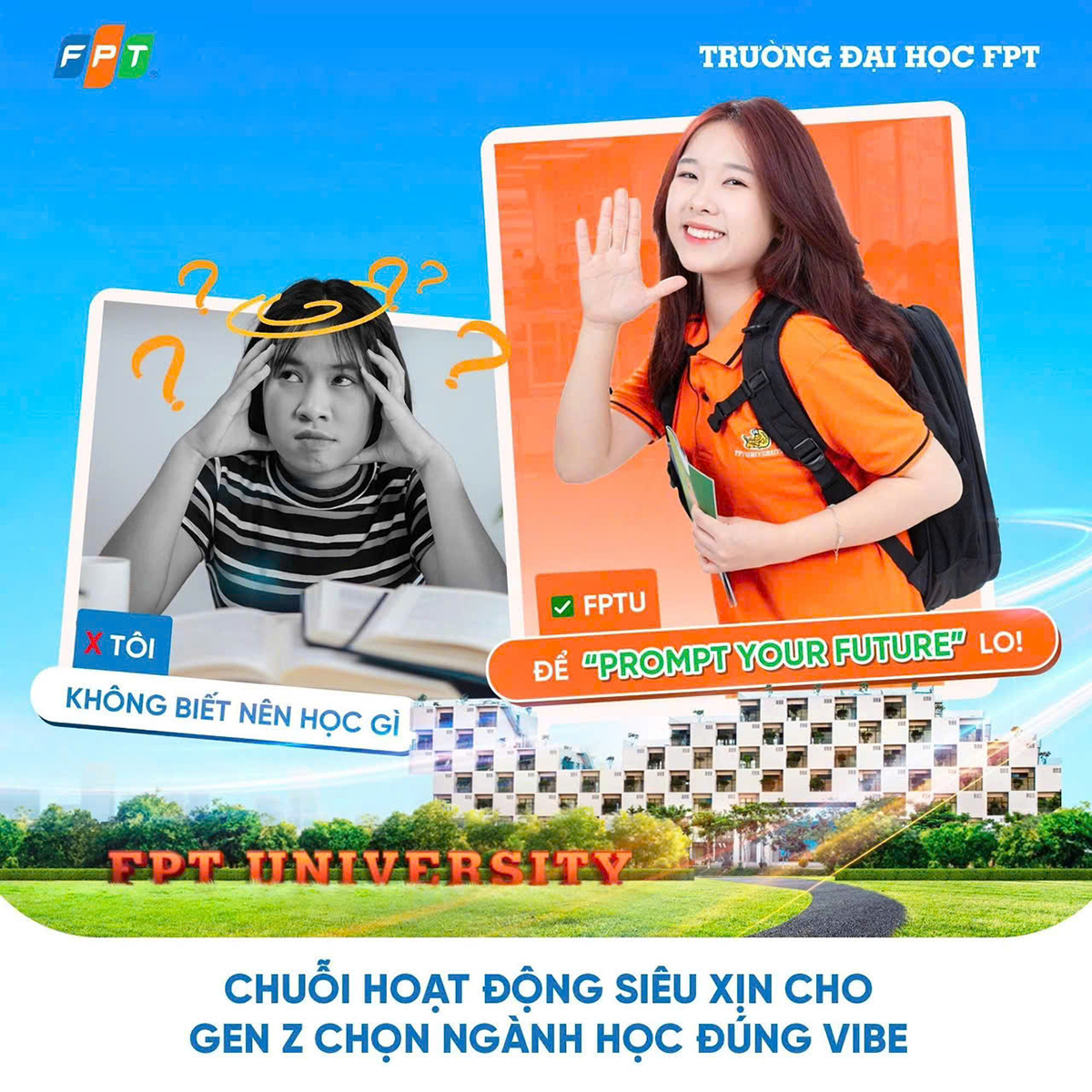 FPTU ra mắt chuỗi hoạt động ‘Prompt your Future’ đồng hành cùng genZ kiến tạo tương lai- Ảnh 1.