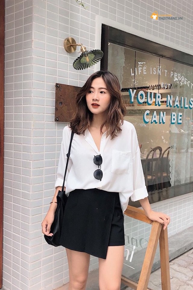 Đẹp chuẩn ‘nàng thơ’ công sở chỉ với áo sơ mi trắng - Ảnh 7.
