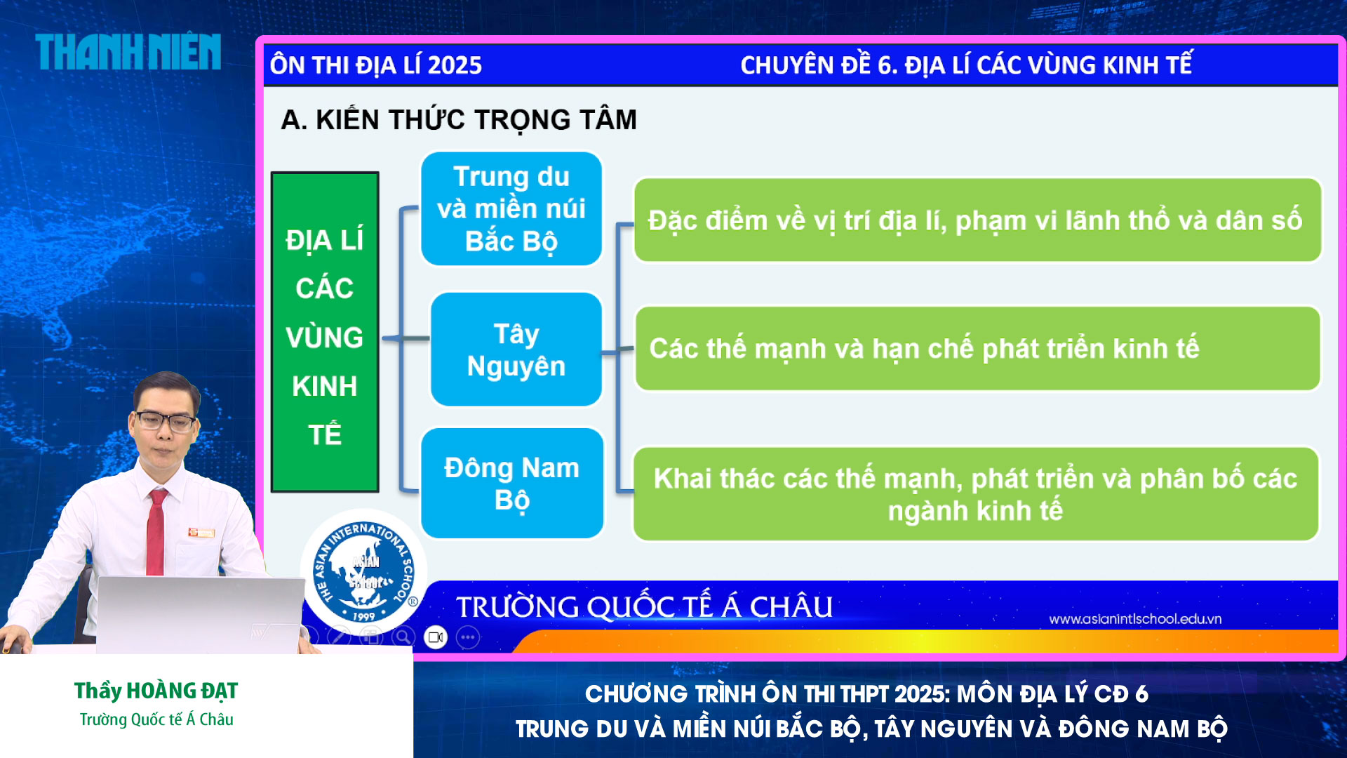 BÍ QUYẾT ÔN THI THPT 2025 | Môn địa lý | Chuyên đề 6 | Trung du và miền núi Bắc bộ, Tây Nguyên và Đông Nam Bộ - Ảnh 1.