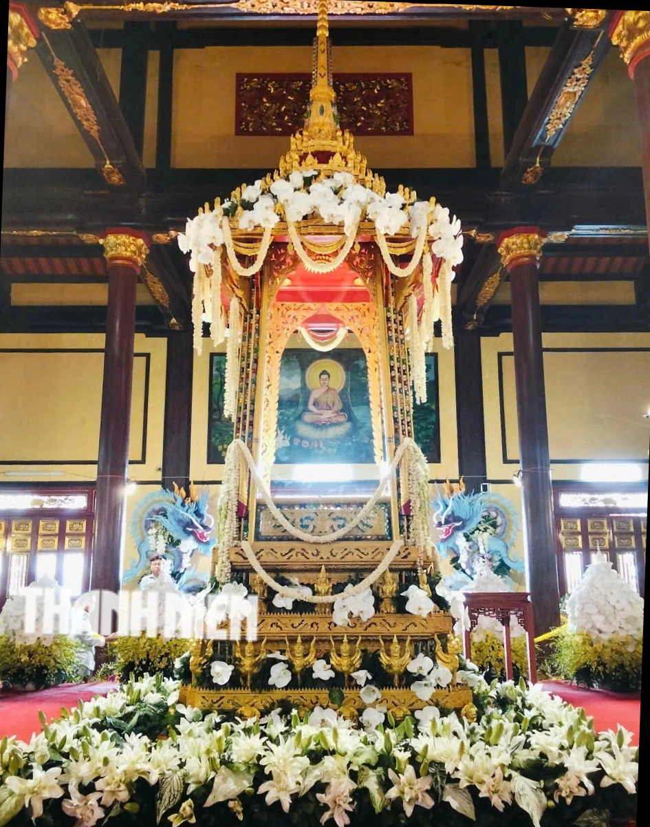 H&igrave;nh ảnh đầu ti&ecirc;n trước giờ cung nghinh x&aacute; lợi Phật ở ch&aacute;nh điện ch&ugrave;a Qu&aacute;n Thế &Acirc;m- Ảnh 3.