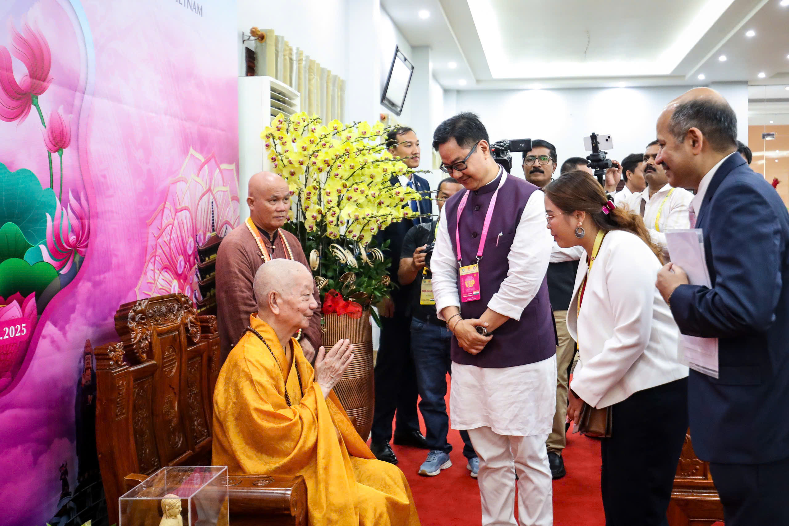 Khai mạc đại lễ Vesak Liên Hiệp Quốc 2025: 1.300 đại biểu quốc tế tham dự- Ảnh 4. Khai mạc đại lễ Vesak Liên Hiệp Quốc 2025: 1.300 đại biểu quốc tế tham dự- Ảnh 4.
