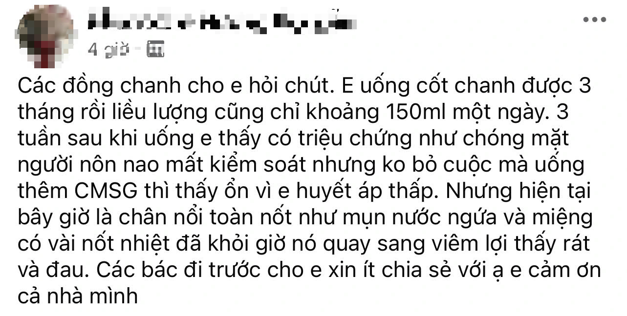 Uống nước cốt chanh mỗi ngày: Thải độc, trị bách bệnh hay rước bệnh? Uống nước cốt chanh mỗi ngày: Thải độc, trị được bách bệnh hay rước bệnh? - Ảnh 2.