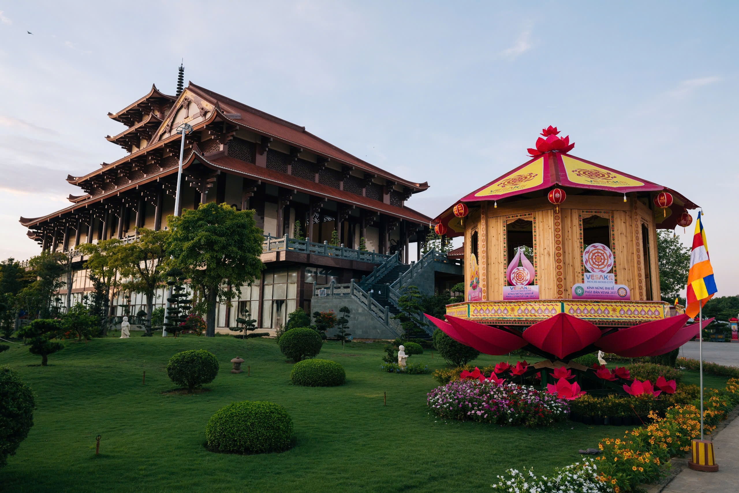 Toàn cảnh Học viện Phật giáo TP.HCM, nơi khai mạc đại lễ Vesak 2025 - Ảnh 10.