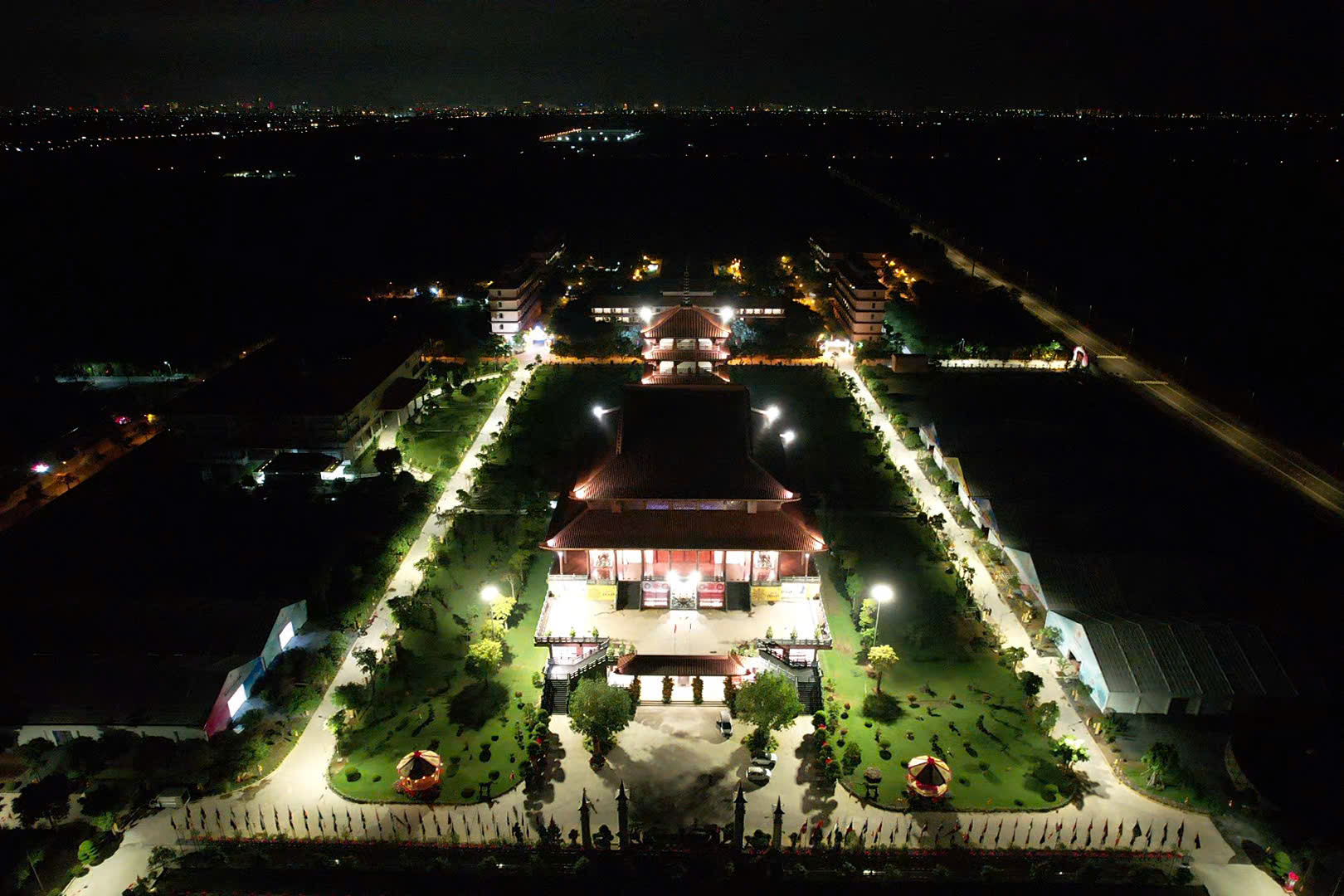 Toàn cảnh Học viện Phật giáo TP.HCM, nơi khai mạc đại lễ Vesak 2025 - Ảnh 9.