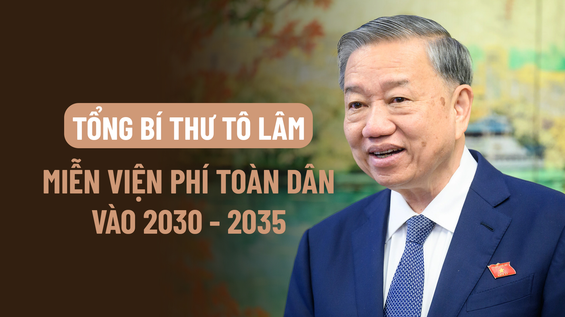 Tổng Bí thư Tô Lâm: Từ 2030 - 2035, miễn viện phí toàn dân - Ảnh 1.