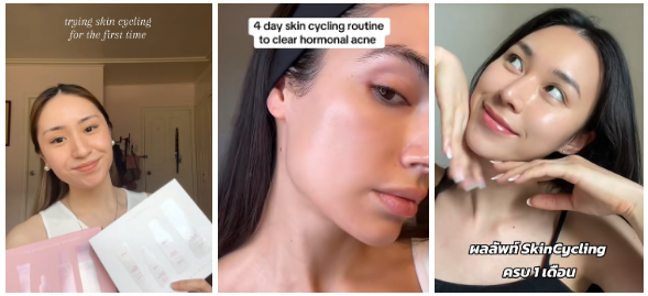 Skin Cycling: Bí kíp ‘đánh thức’ da căng bóng sau 1 tuần, Gen Z đua nhau thử Skin Cycling: Bí kíp ‘đánh thức’ da căng bóng sau 1 tuần, Gen Z đua nhau thử