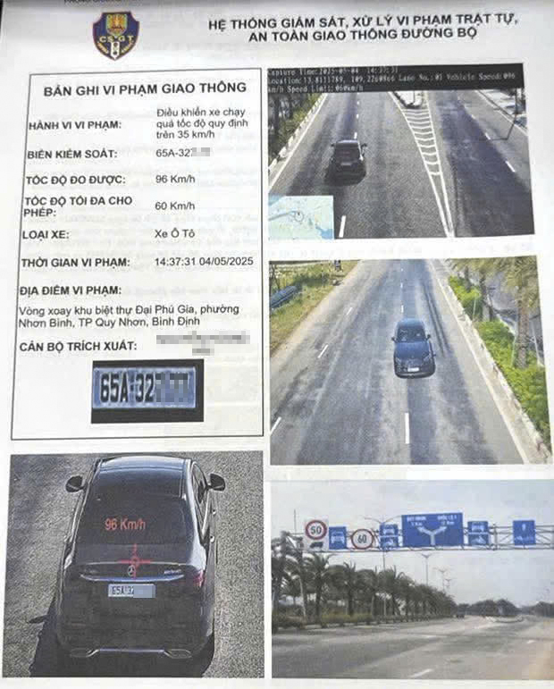 Xe &ocirc; t&ocirc; con vi phạm tốc độ 5 lần trong 1 th&aacute;ng - Ảnh 2.