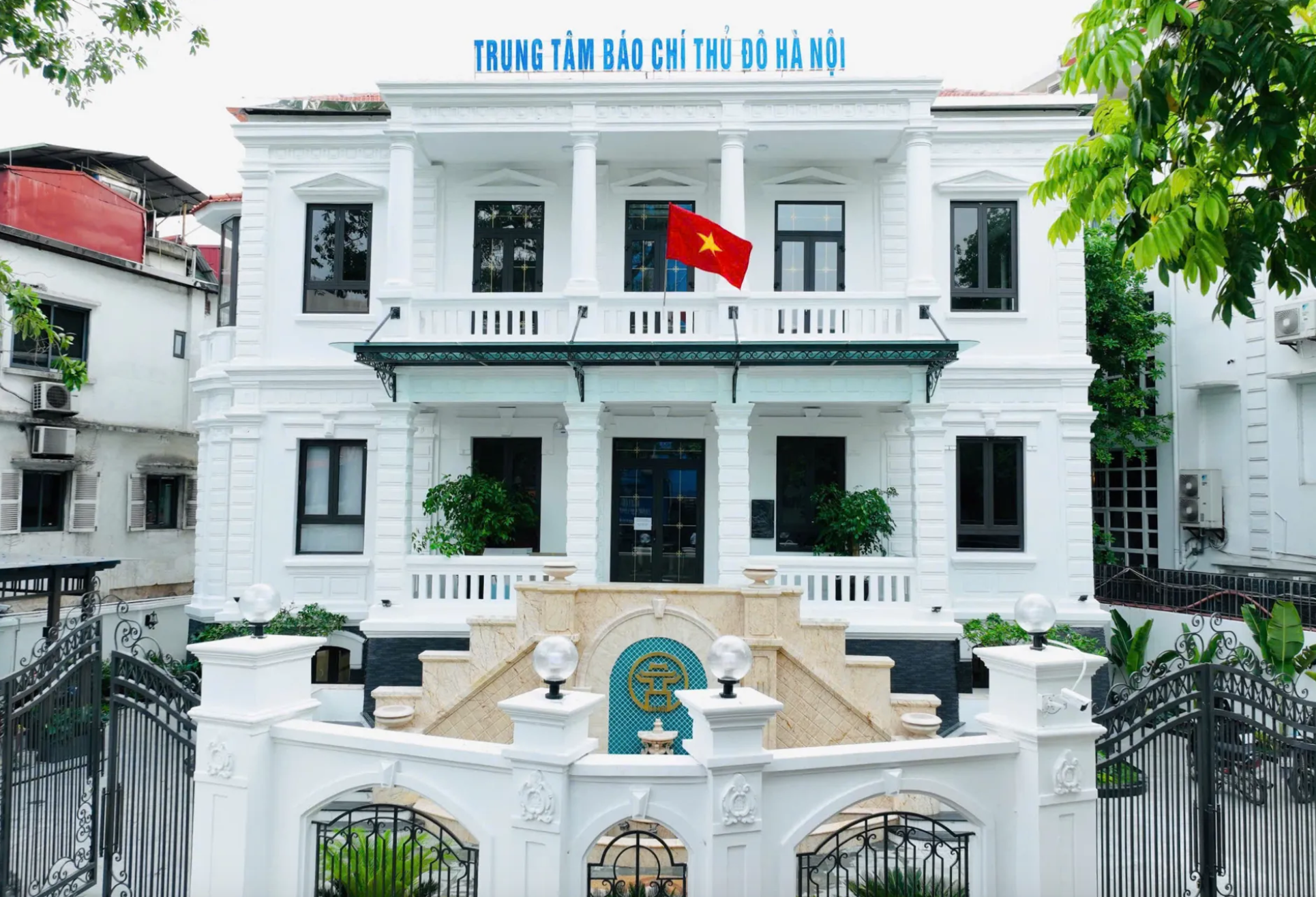 Chủ tịch Hà Nội Trần Sỹ Thanh khai trương Trung tâm Báo chí thủ đô hiện đại - Ảnh 1. Chủ tịch Hà Nội Trần Sỹ Thanh khai trương Trung tâm Báo chí thủ đô hiện đại - Ảnh 1.