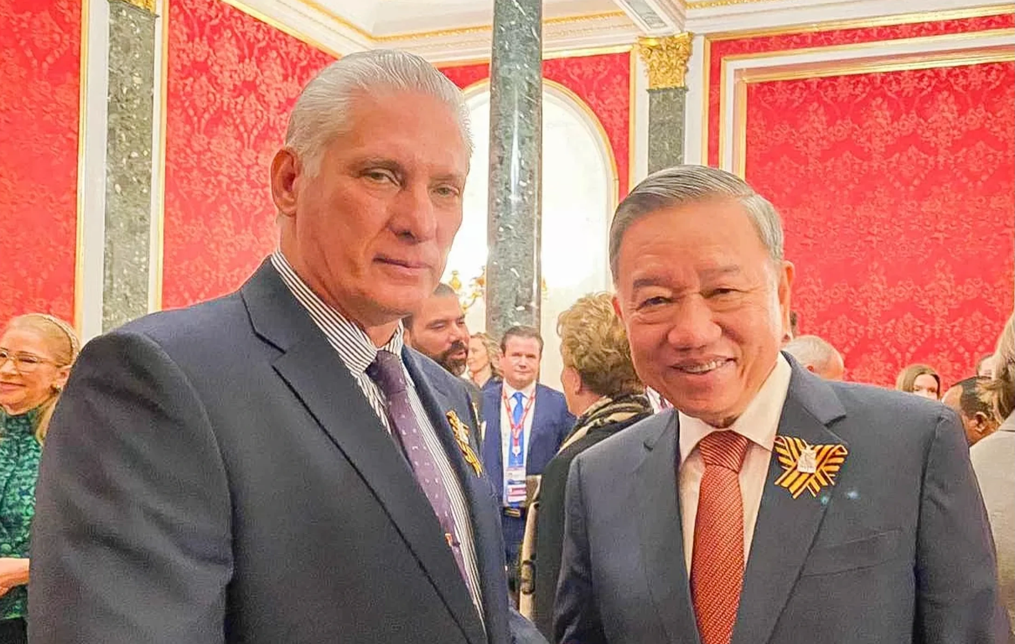 Tổng B&iacute; thư T&ocirc; L&acirc;m tiếp x&uacute;c song phương l&atilde;nh đạo cấp cao nhiều nước- Ảnh 2.