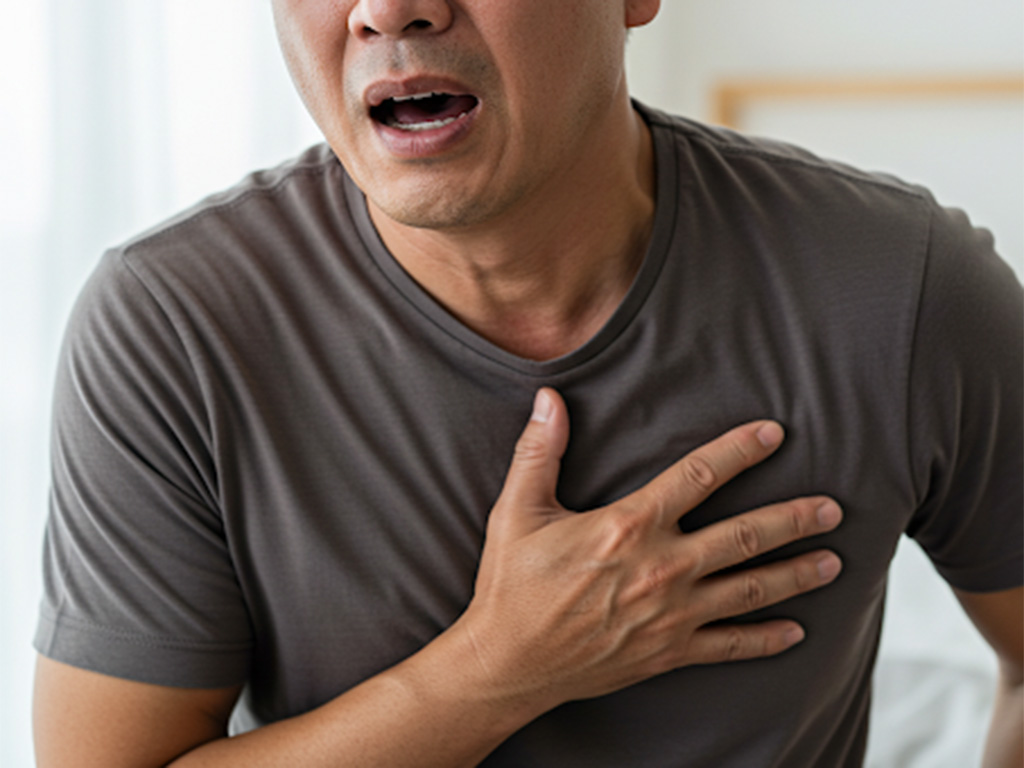 Đau thượng vị tưởng bệnh dạ dày, không ngờ là nhồi máu cơ tim cấp Đau thượng vị tưởng bệnh dạ dày, không ngờ là nhồi máu cơ tim cấp - Ảnh 2.