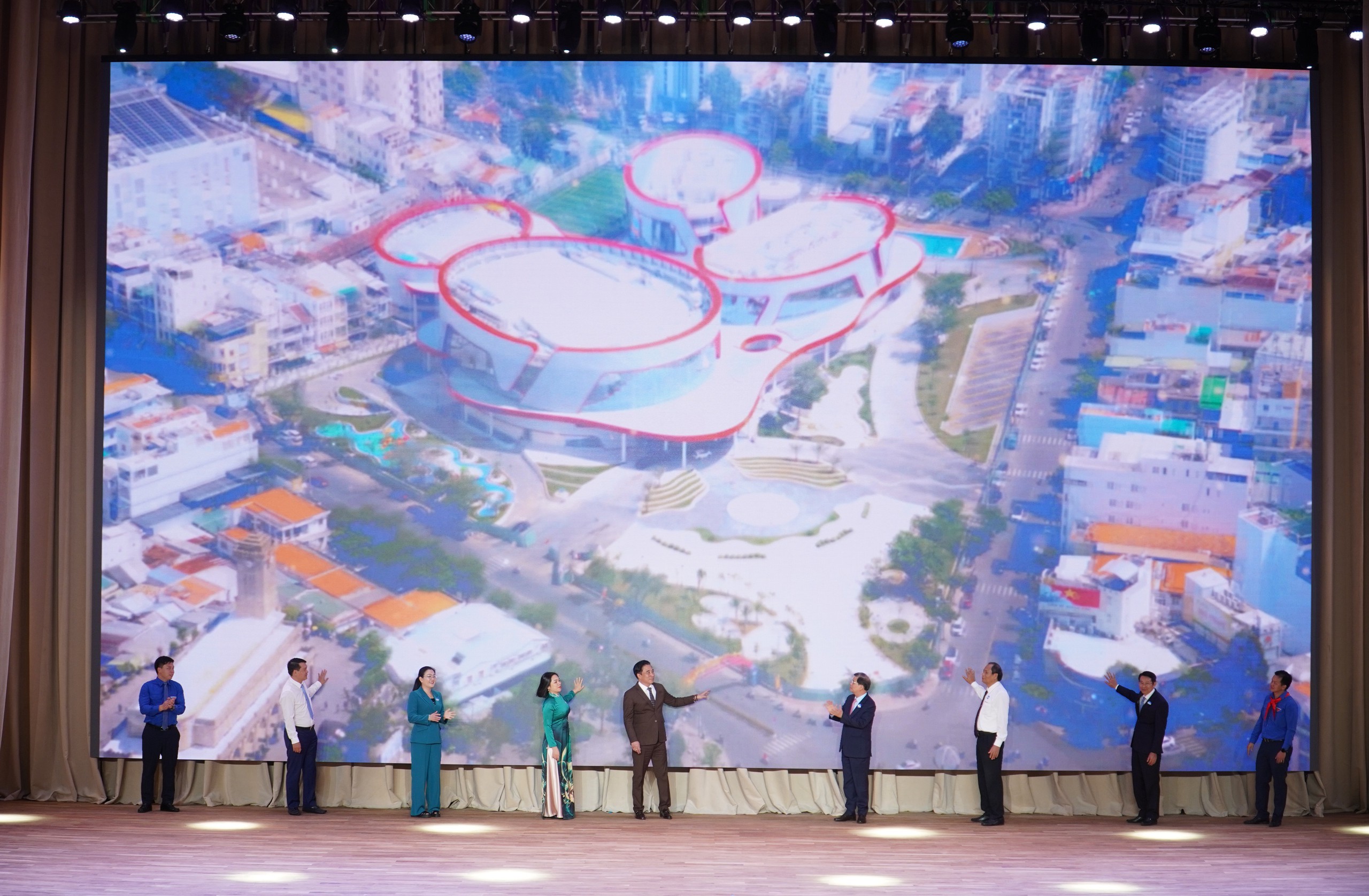 Kiến trúc Cung văn hóa thiếu nhi 544 tỉ đồng ở Khánh Hòa có gì độc đáo?- Ảnh 1.