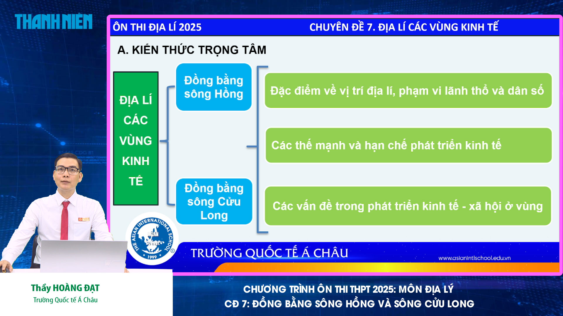 BÍ QUYẾT ÔN THI THPT 2025 | Môn địa lý | Chuyên đề 7 | Kinh tế đồng bằng sông Hồng và sông Cửu Long - Ảnh 1.