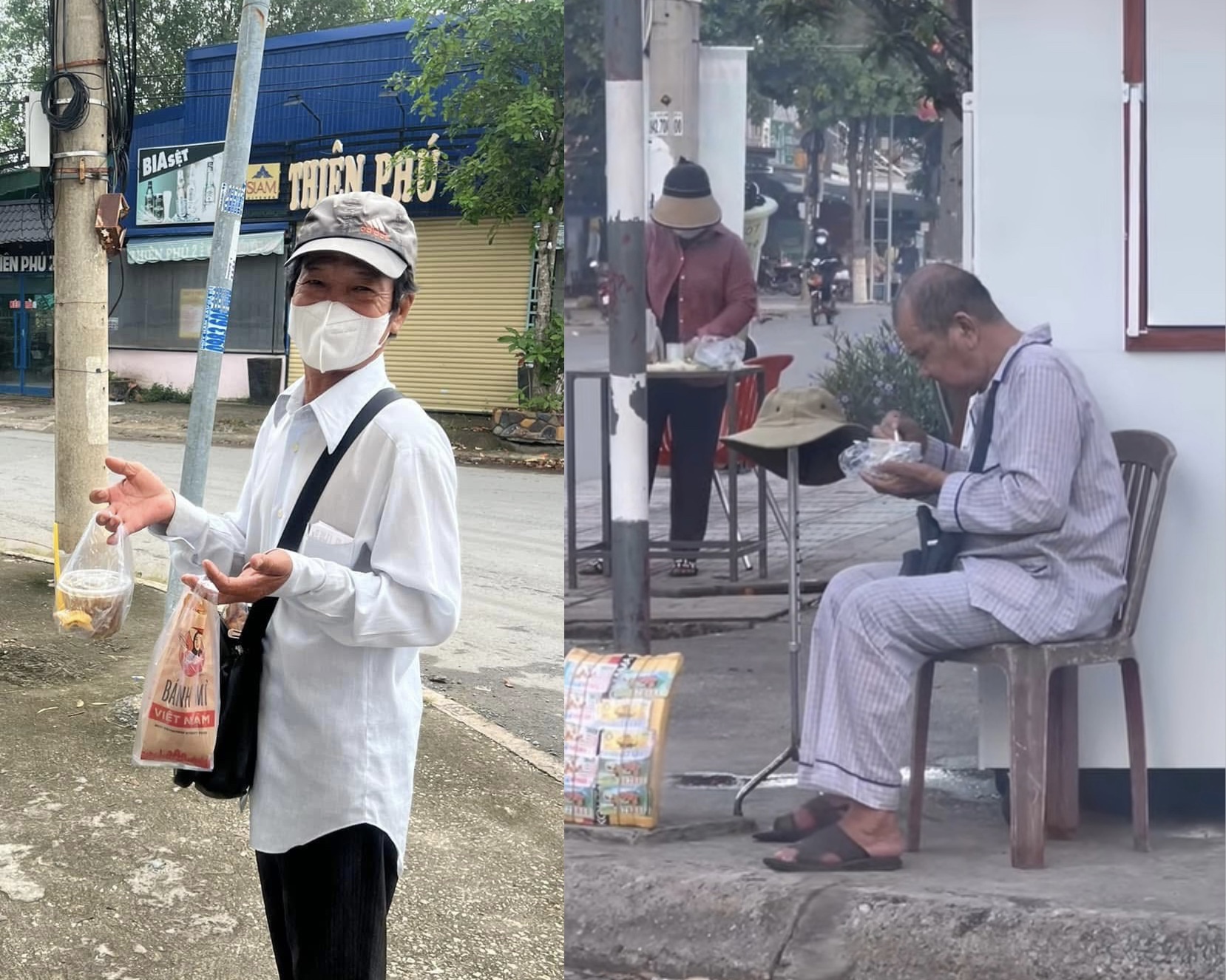 Chia sẻ phần ăn treo hỗ trợ người khó khăn tại tiệm bánh mì chị Trân - Ảnh 1.