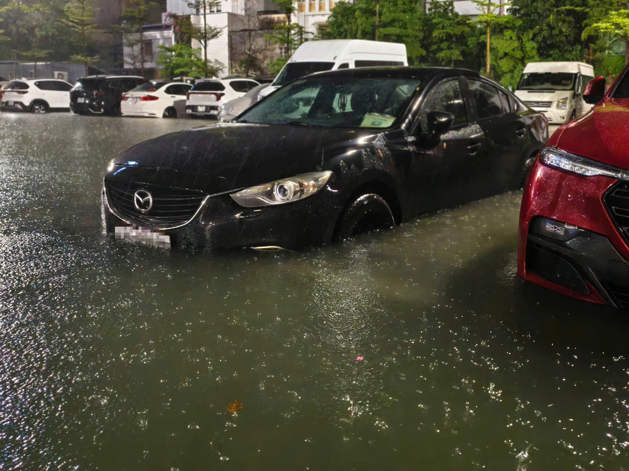 Đ&agrave; Nẵng: Người d&acirc;n trắng đ&ecirc;m 'giải cứu' &ocirc; t&ocirc; khỏi biển nước- Ảnh 5.