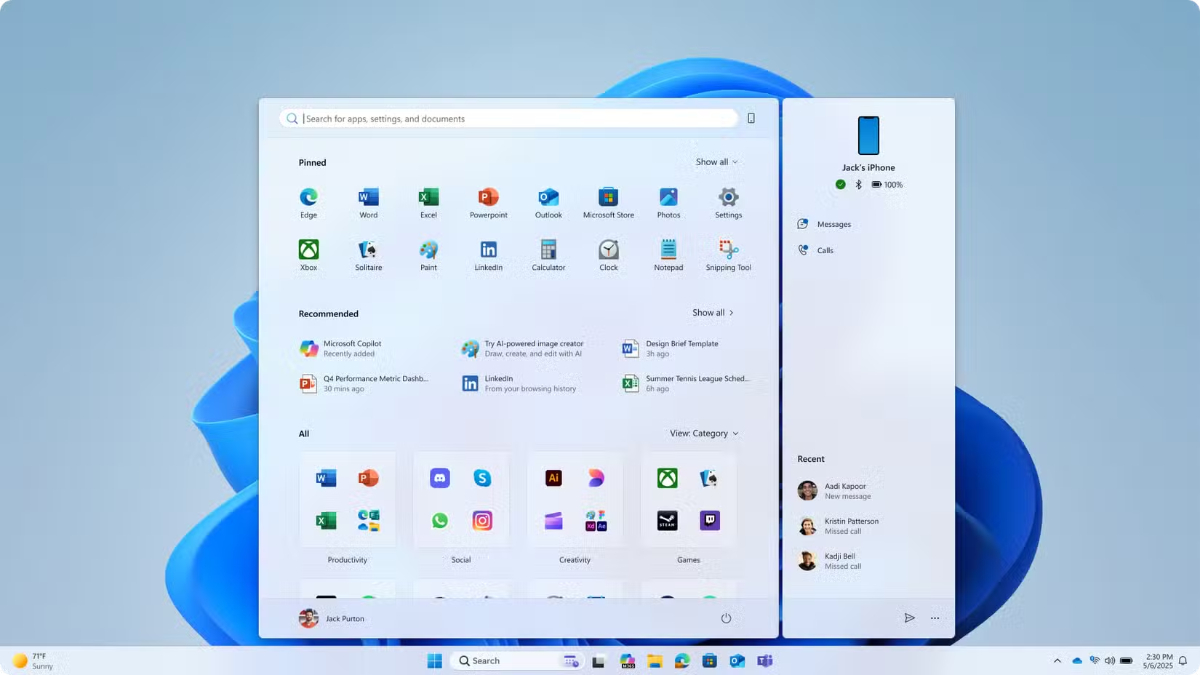 Windows 11 có menu Start mới hấp dẫn hơn - Ảnh 1.