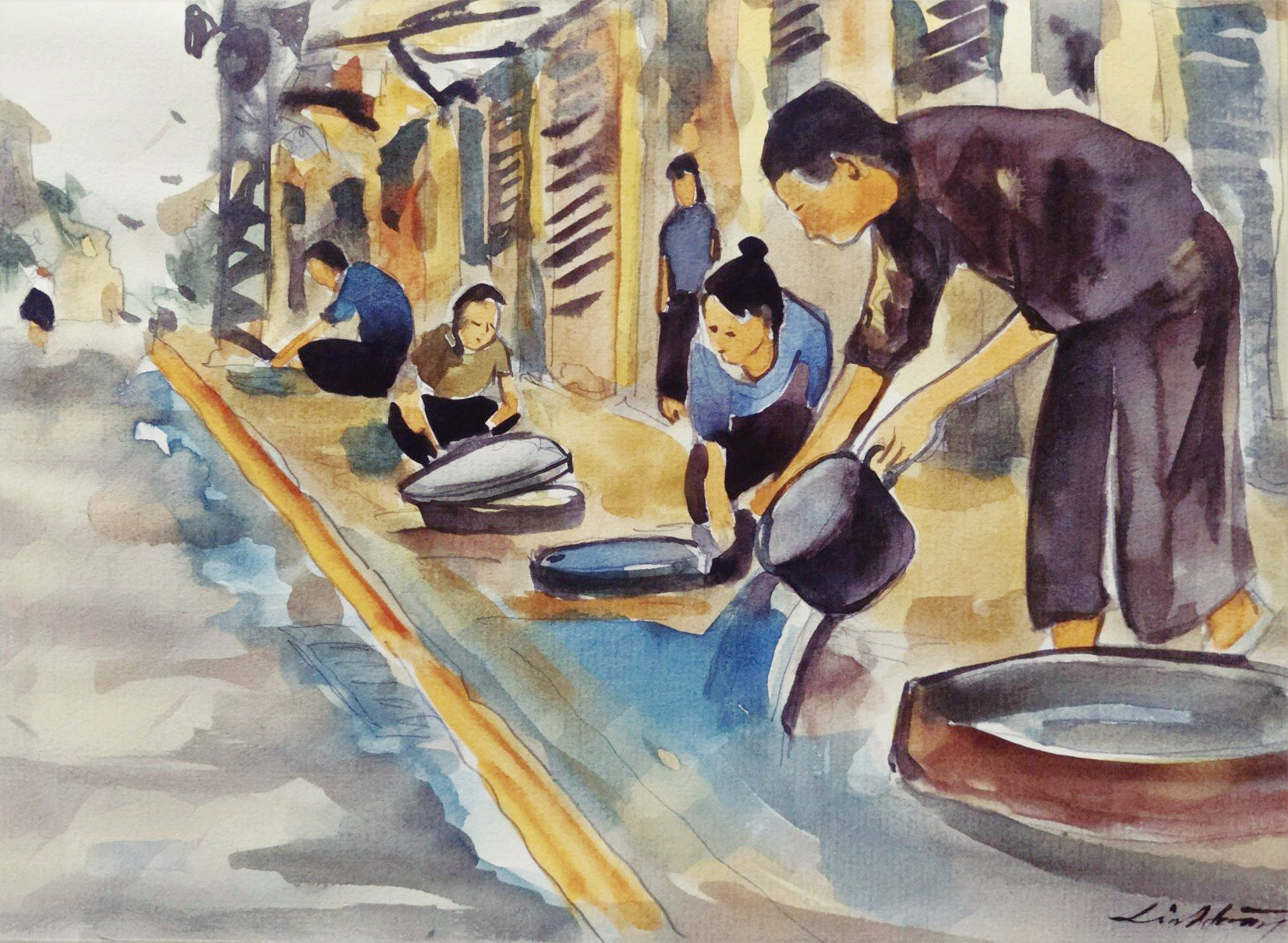 Die „Seidenstraße“ in Hanoi, über 400 Jahre alt – Foto 12. 'Con đường tơ lụa' hơn 400 năm ở Hà Nội- Ảnh 12.