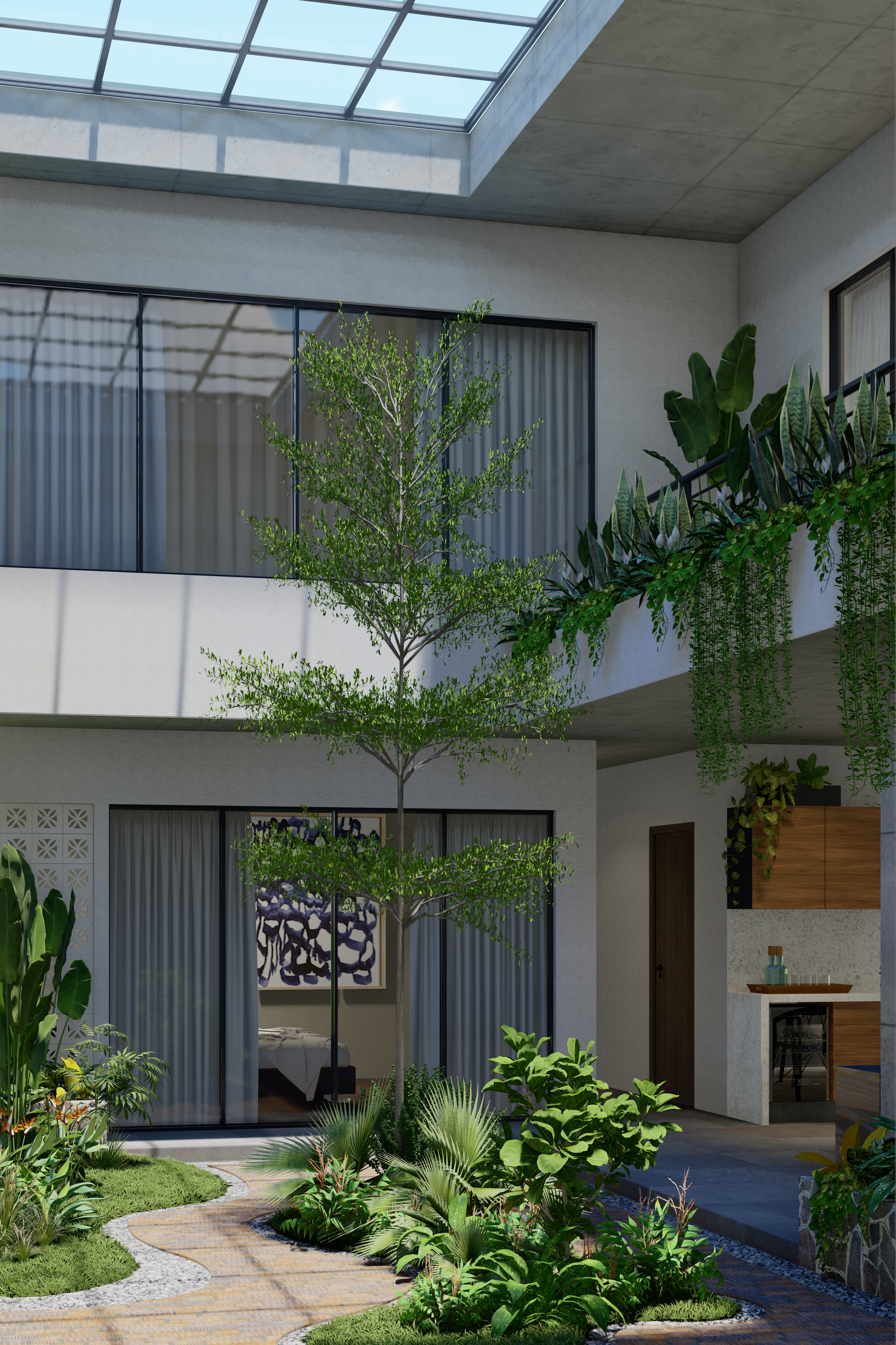 Khoảng trống trong nhà: Bí quyết tạo không gian thoáng mát từ kiến trúc sư Đặng Cao Quốc Việt - Ảnh 3.
