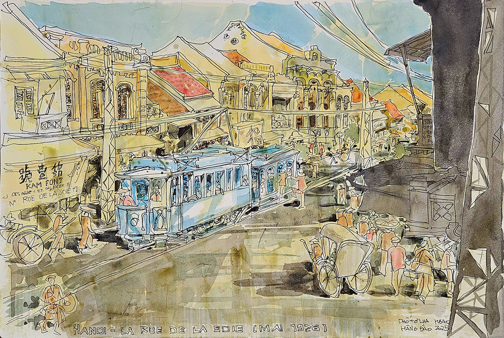 Die „Seidenstraße“ in Hanoi, über 400 Jahre alt – Foto 1. 'Con đường tơ lụa' hơn 400 năm ở Hà Nội- Ảnh 1.