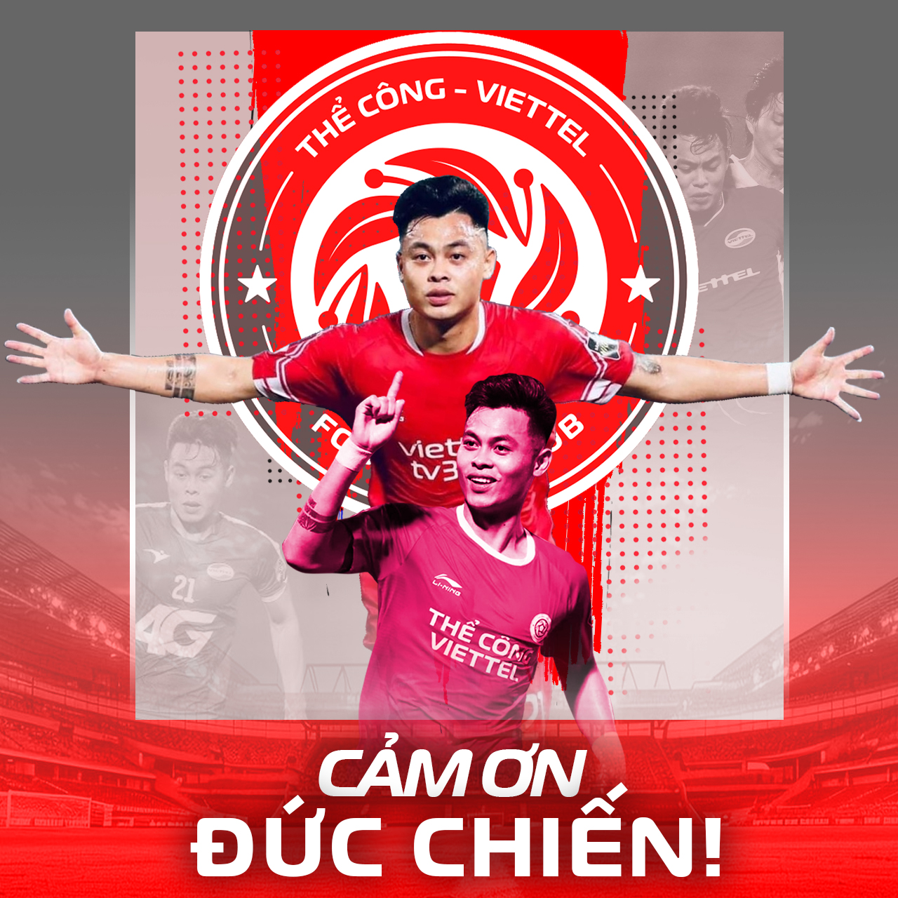 Duc Chien sa plötsligt adjö till The Cong Viettel när V-League ännu inte var över: Anländer du till Ninh Binh med Hoang Duc? - Foto 1. Đức Chiến bất ngờ chia tay Thể Công Viettel khi V-League chưa hết: Cập bến Ninh Bình cùng Hoàng Đức?- Ảnh 1.