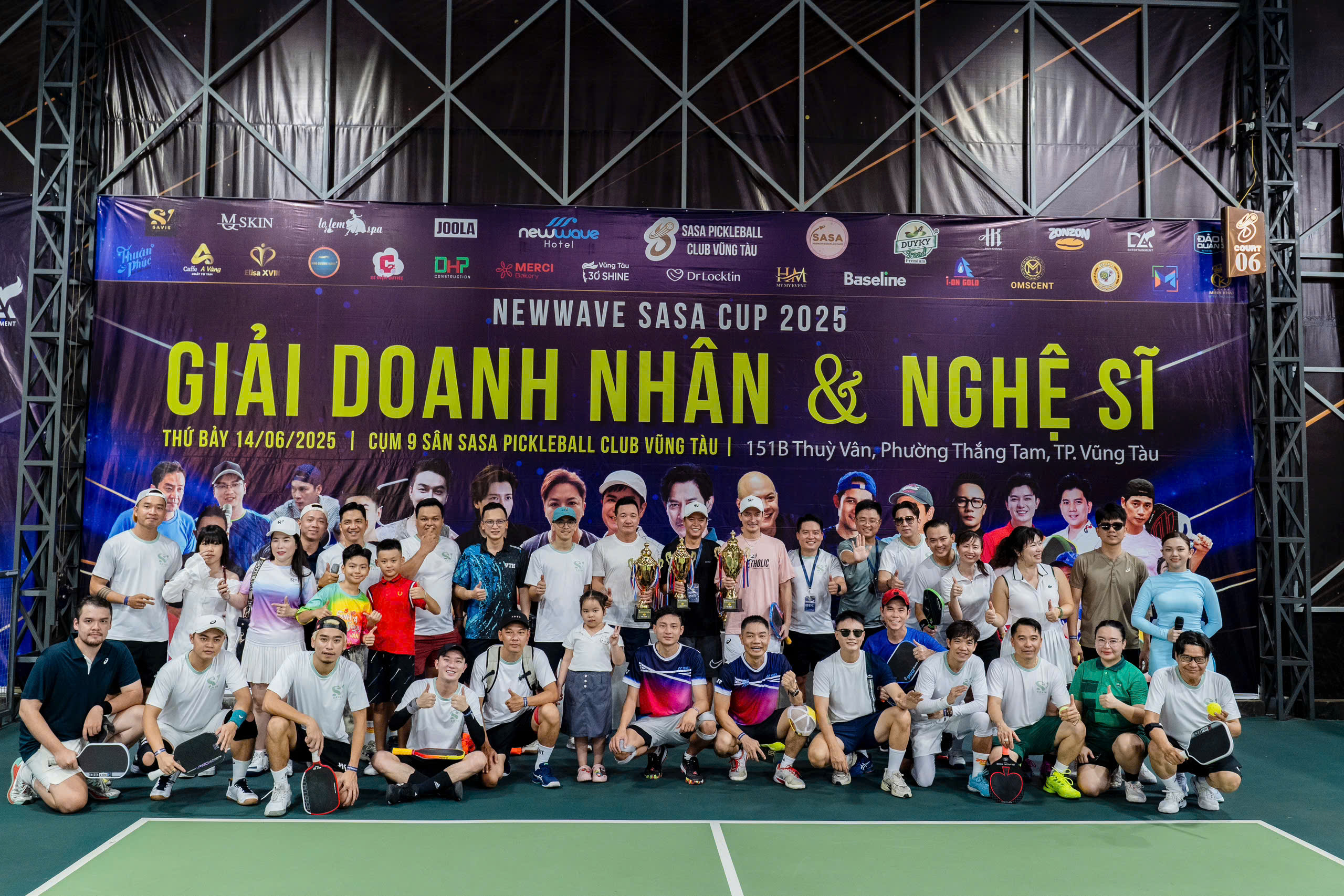 Hoàng Bách, Akira Phan và Huy Khánh tỏa sáng ở giải pickleball- Ảnh 2.