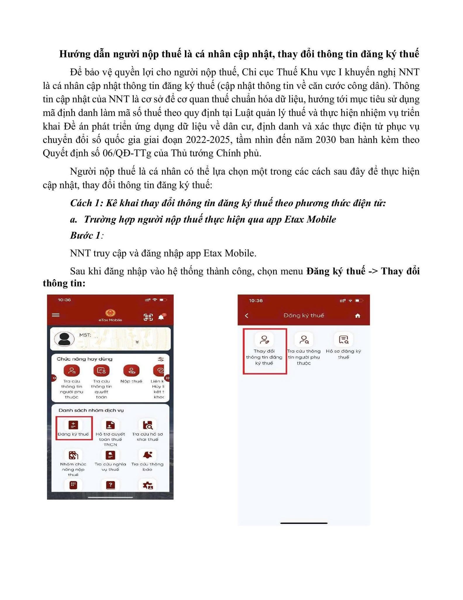 3 cách giúp cá nhân cập nhật ngay thông tin đăng ký thuế - Ảnh 1.