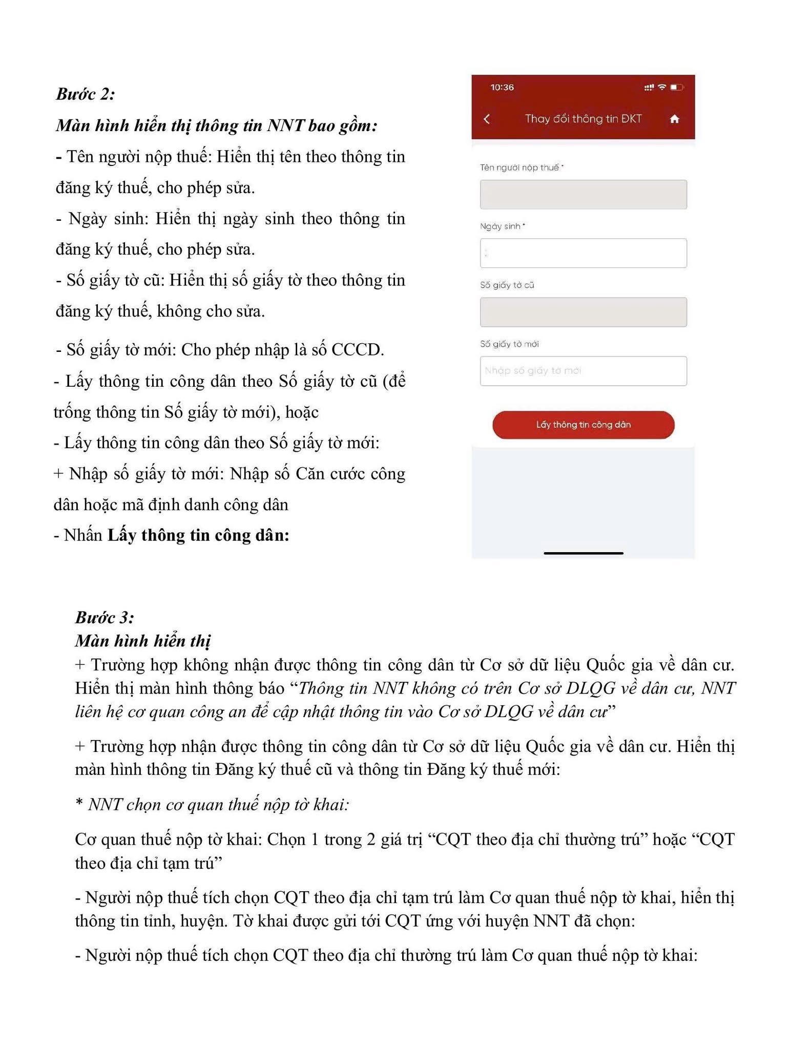 3 cách giúp cá nhân cập nhật ngay thông tin đăng ký thuế - Ảnh 2.