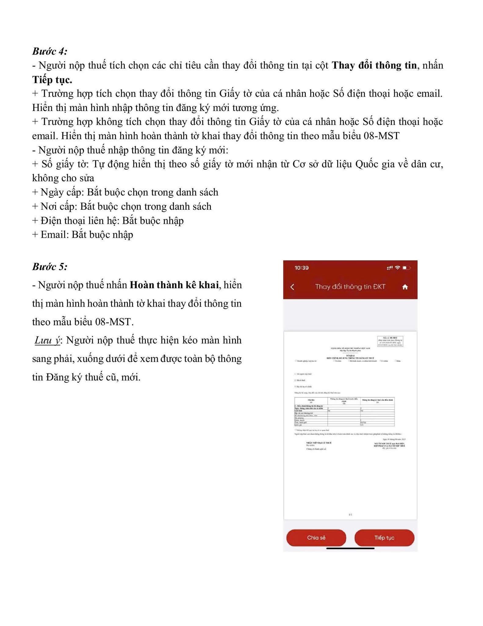 3 cách giúp cá nhân cập nhật ngay thông tin đăng ký thuế - Ảnh 4.