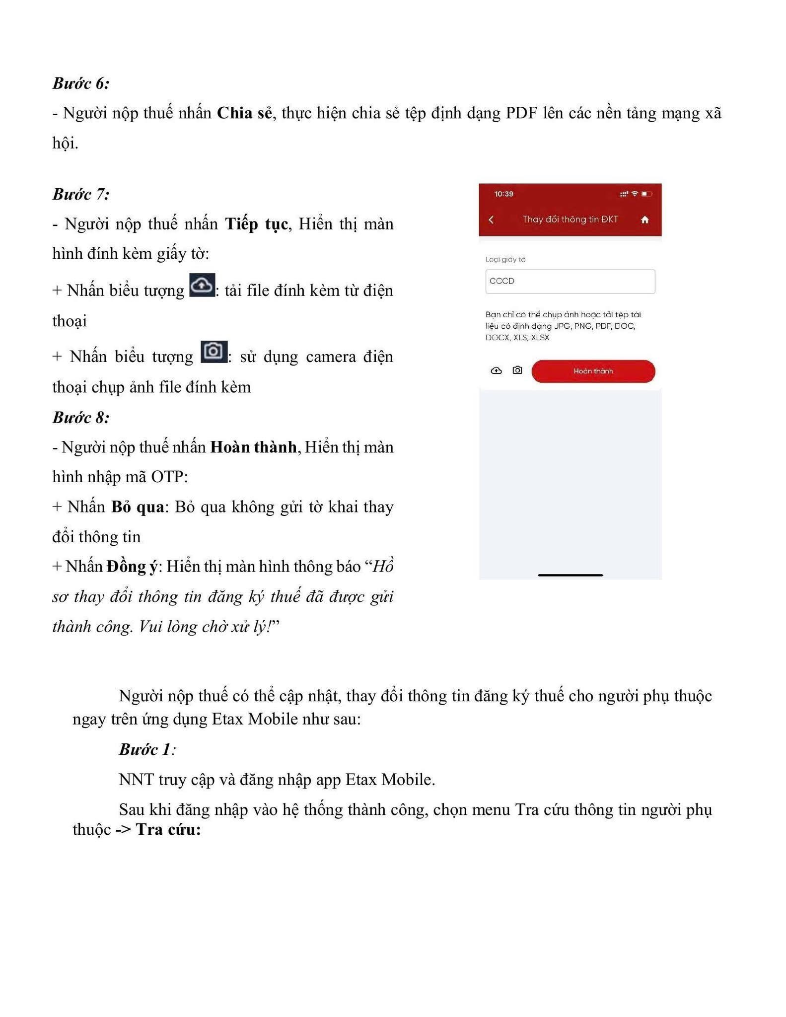 3 cách giúp cá nhân cập nhật ngay thông tin đăng ký thuế - Ảnh 5.