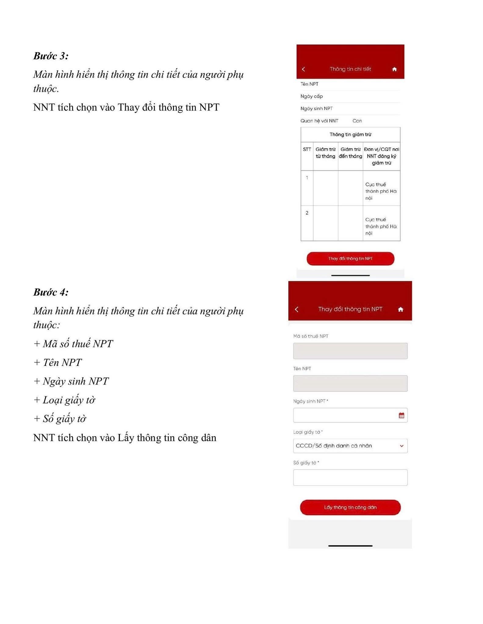 3 cách giúp cá nhân cập nhật ngay thông tin đăng ký thuế - Ảnh 7.