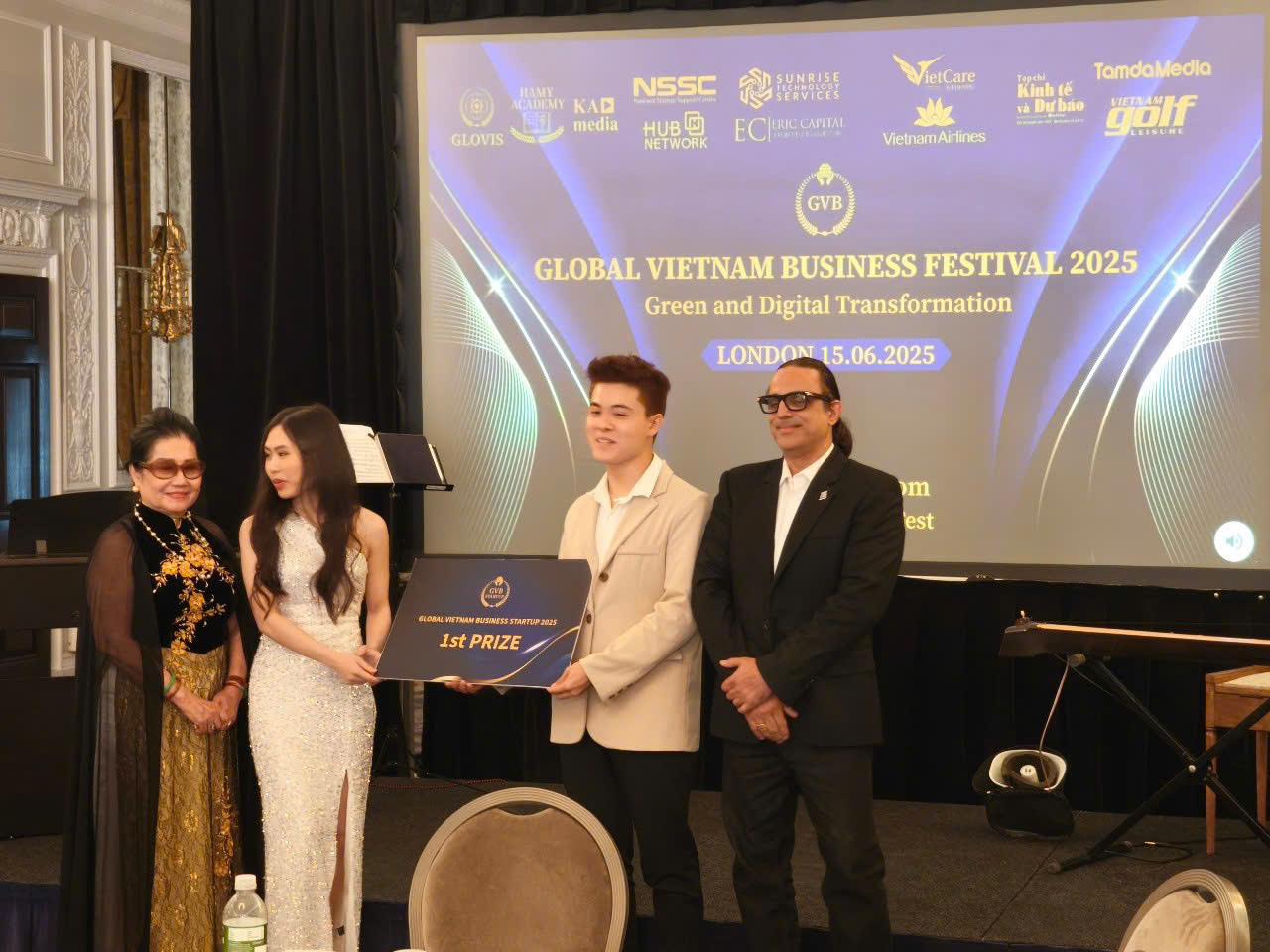 Trường ĐH Trà Vinh đạt quán quân tại cuộc thi Khởi nghiệp GVB Prize 2025 - Ảnh 1.